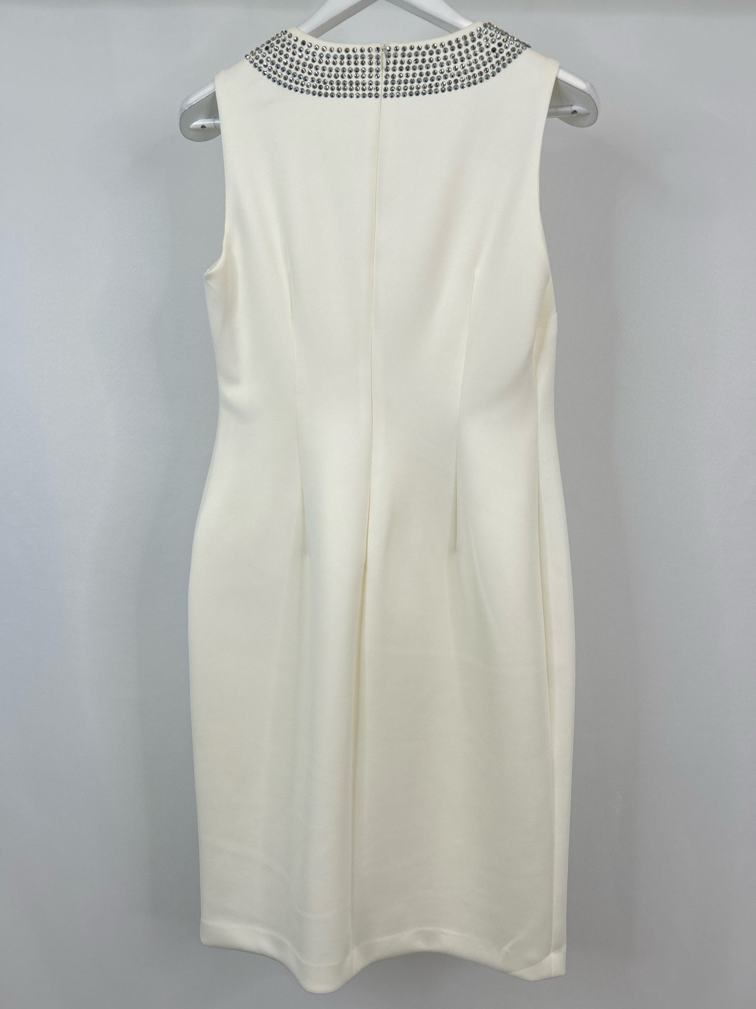 CALVIN KLEIN Size 10 Cream Women Dress NWT