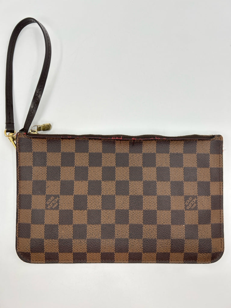 LOUIS VUITTON Damier MM Neverfull Damier Brown Print Women's Purse Tote