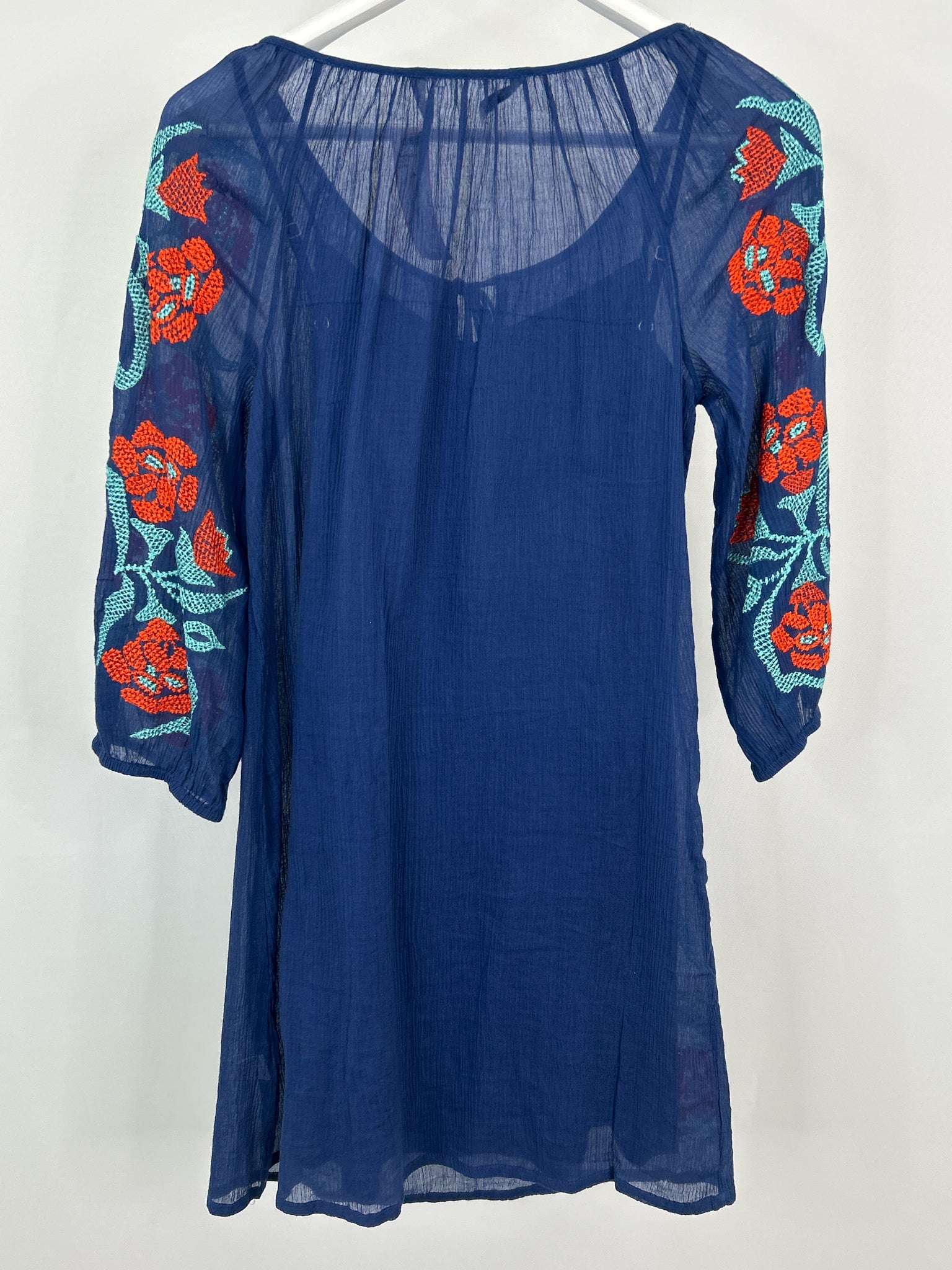 TRINA TURK Size 4 Blue floral Women Dress