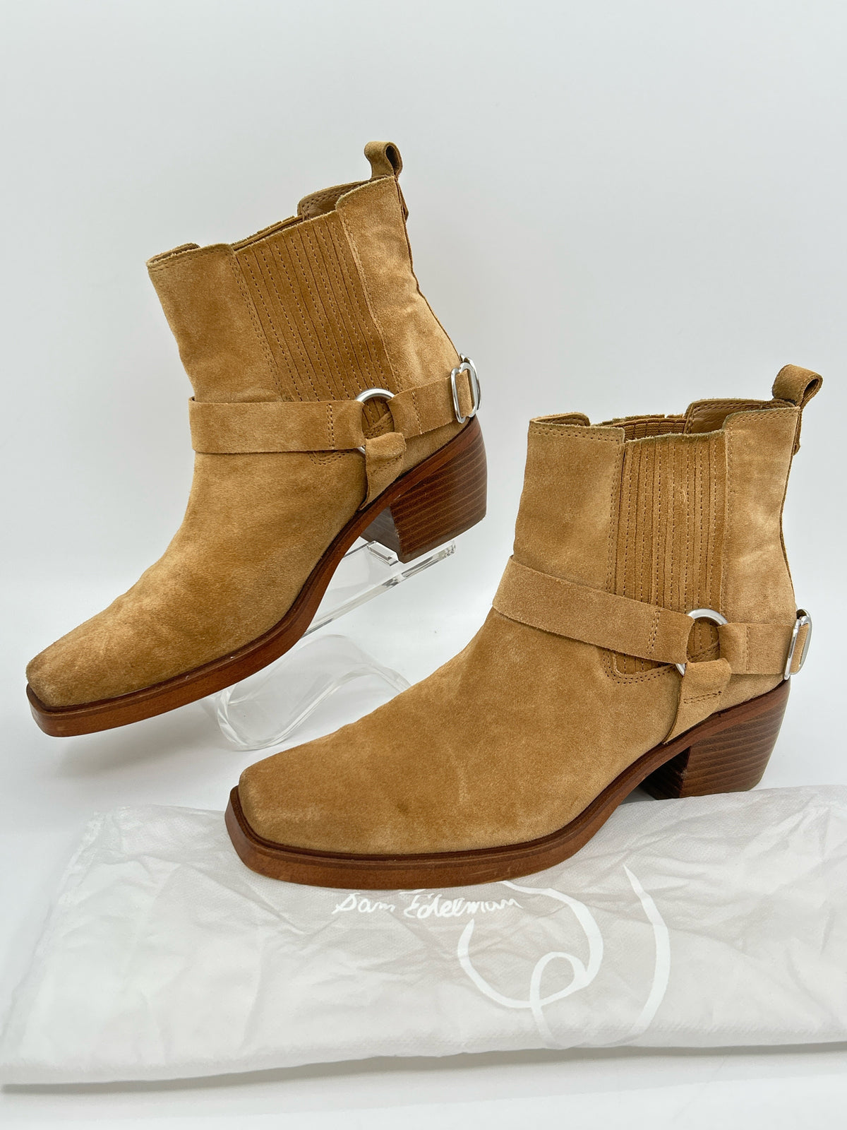SAM EDELMAN Size 9.5M Camel Women Boots