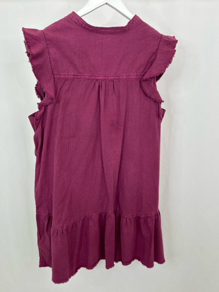 PILCRO Women Size XL Burgundy Dress