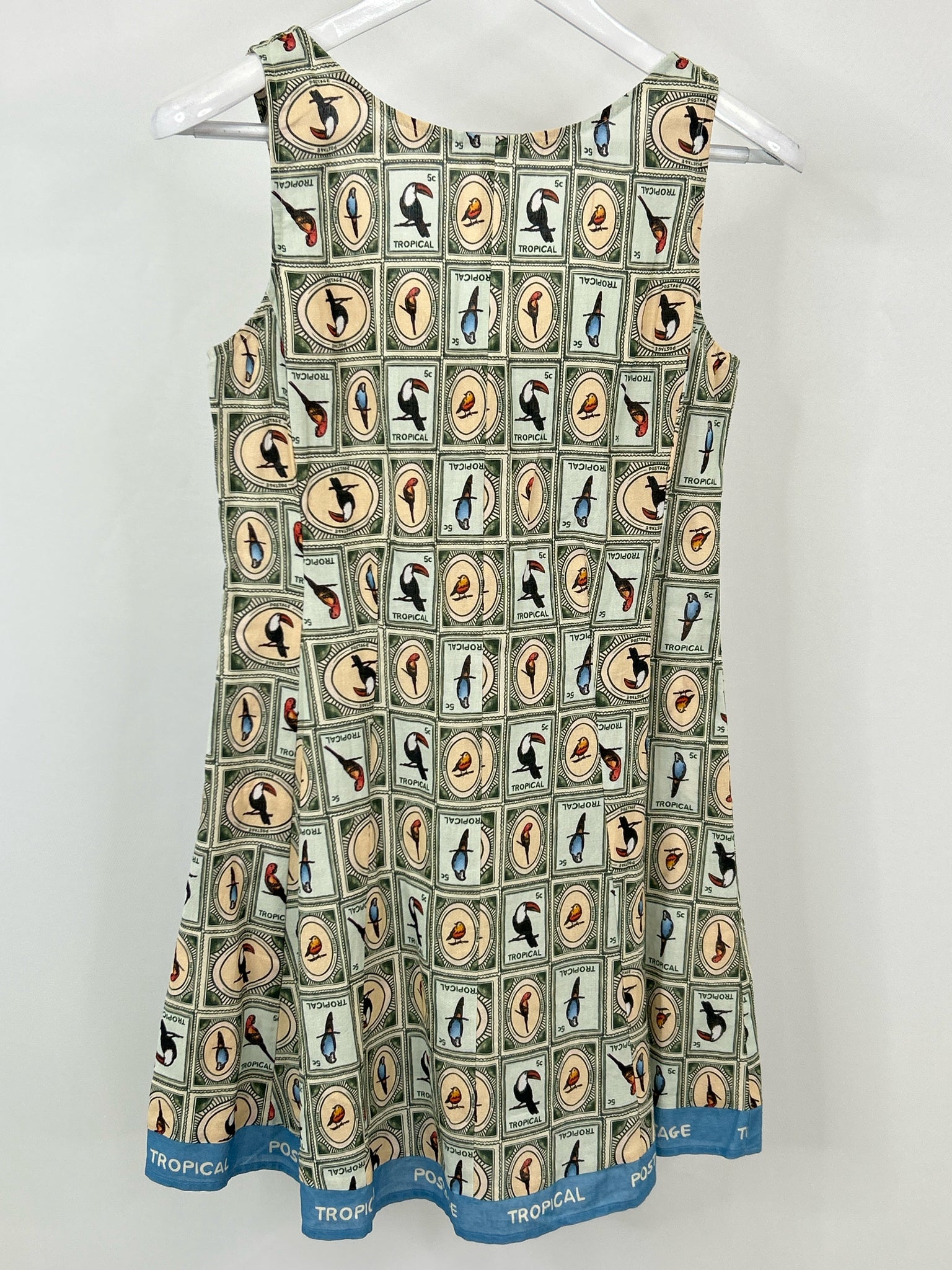 ANNA CATE Size XS Green Print Women Dress