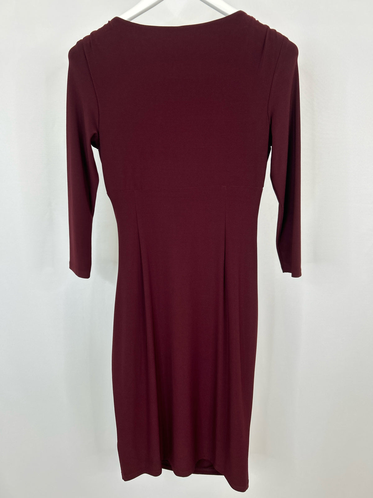 Lauren Ralph Lauren Size 6 Burgundy Women Dress