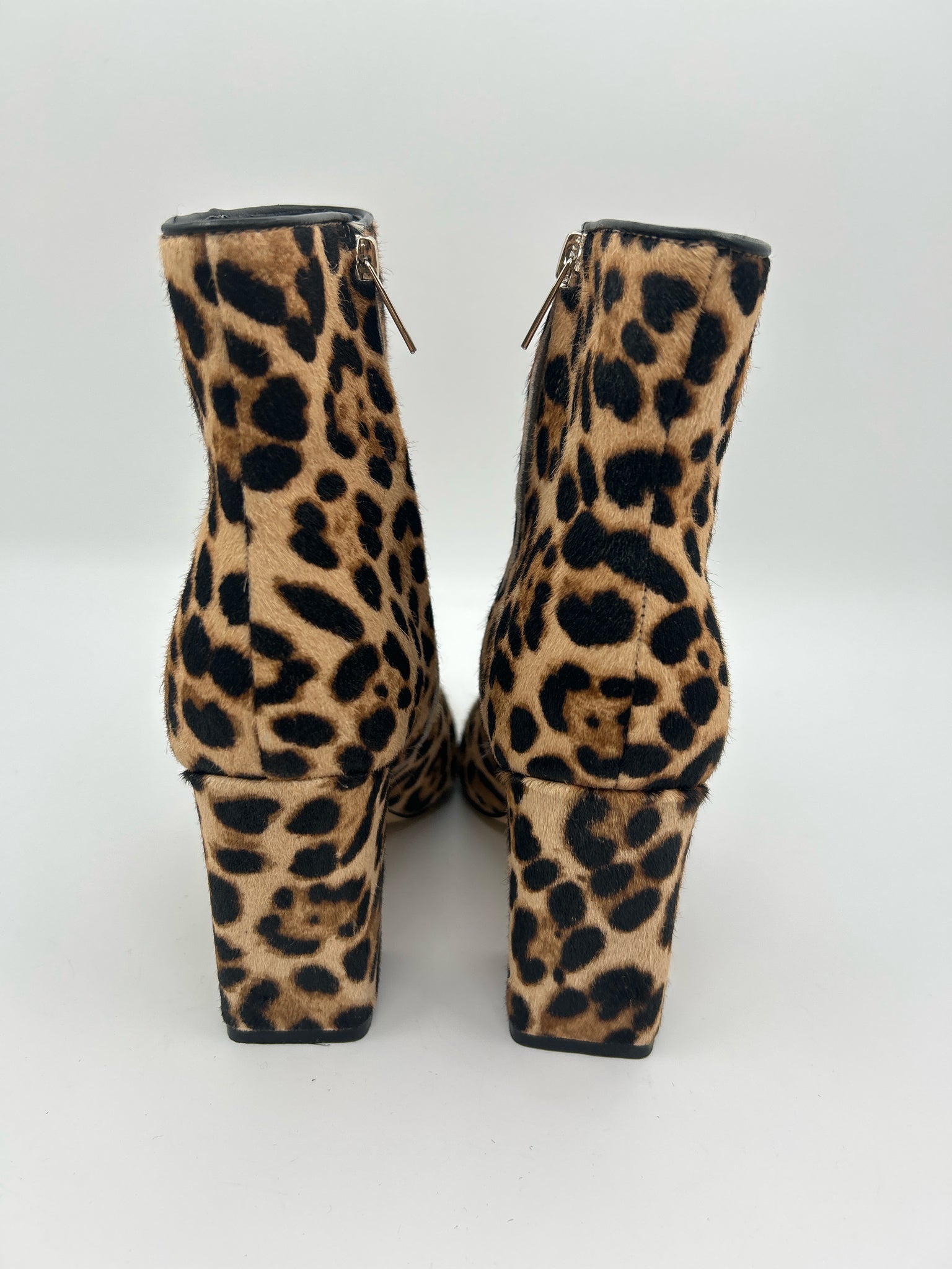 MARC FISHER Size 9M Brown Print Women Booties