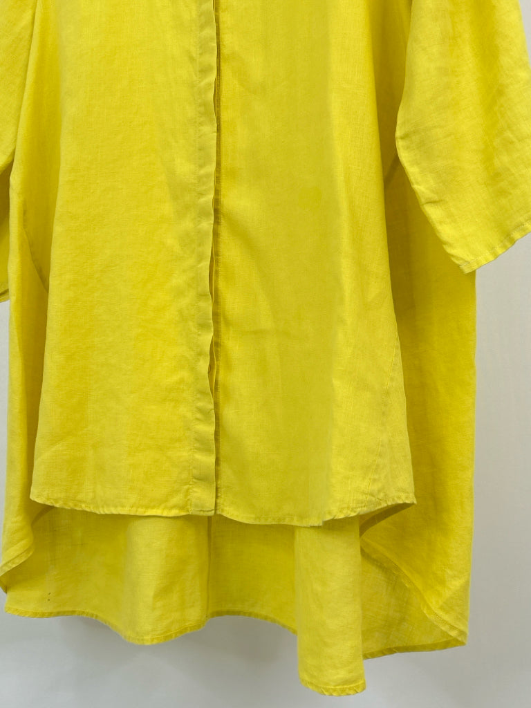 EILEEN FISHER Size XL Yellow Women's Tunic