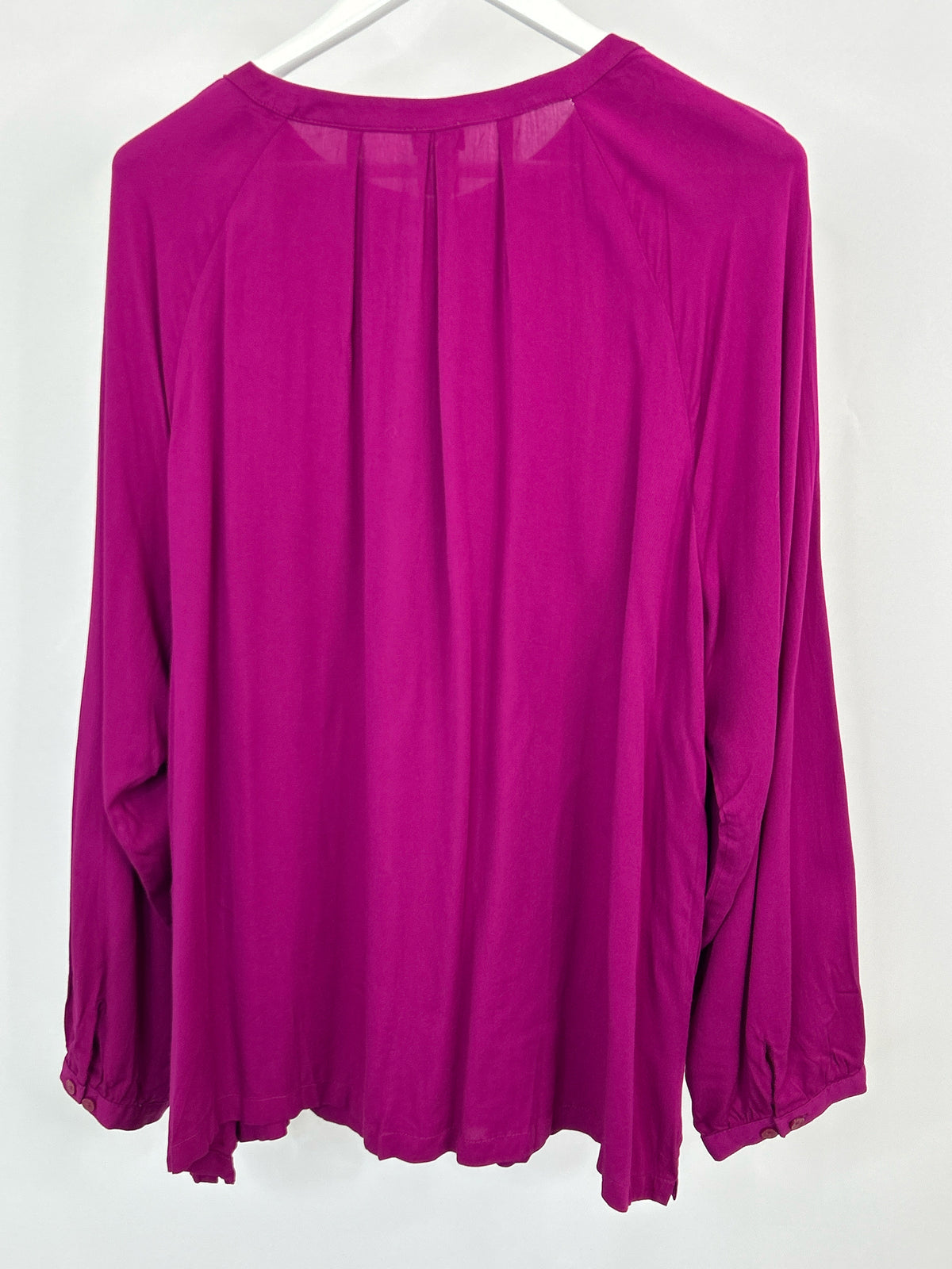 CHICO'S Size 20/22 MAGENTA Women Top