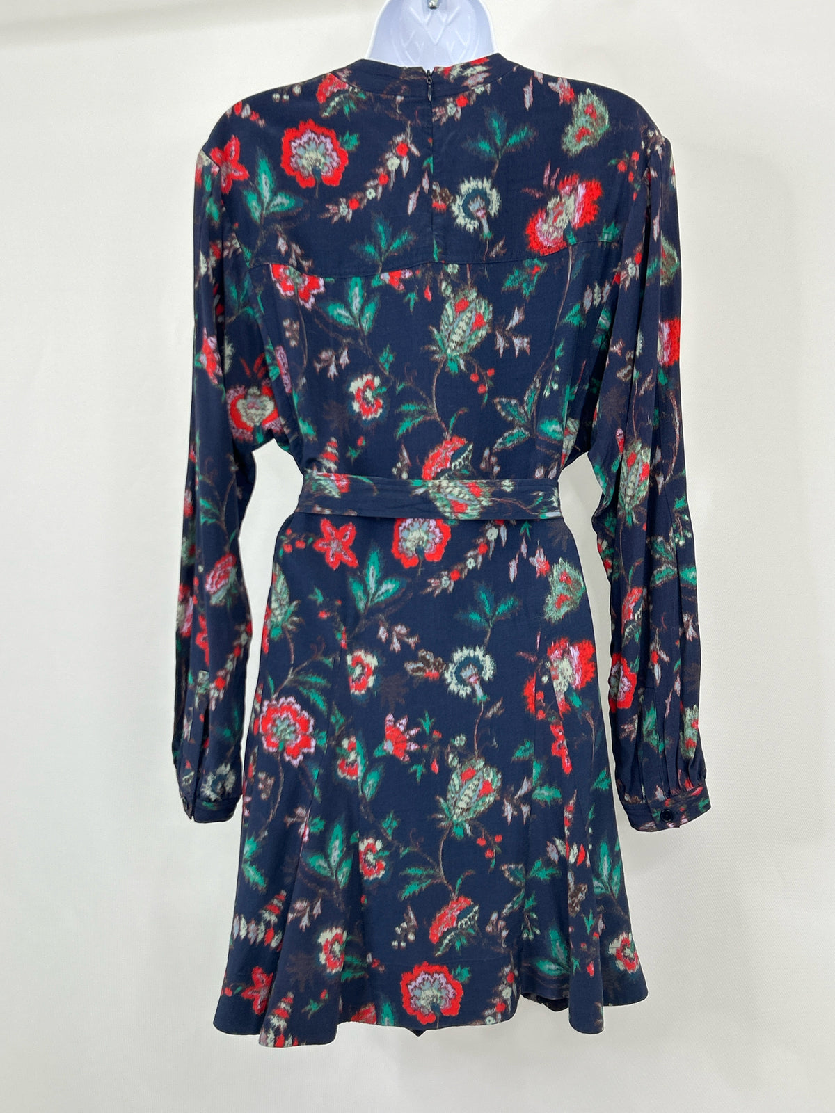 DEREK LAM Size M Blue Print Women Dress