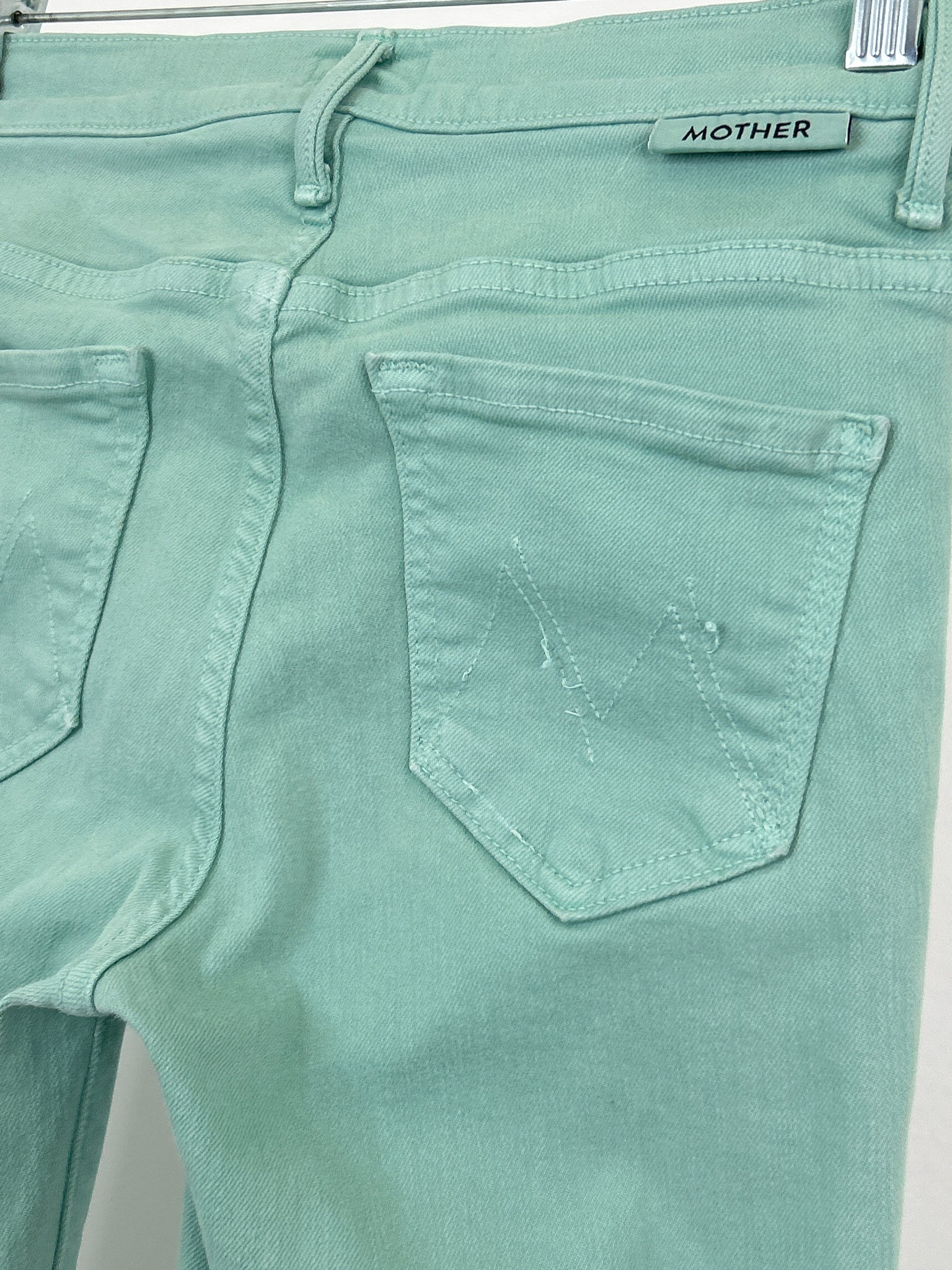 MOTHER Size 0/2 Mint Green Women jeans