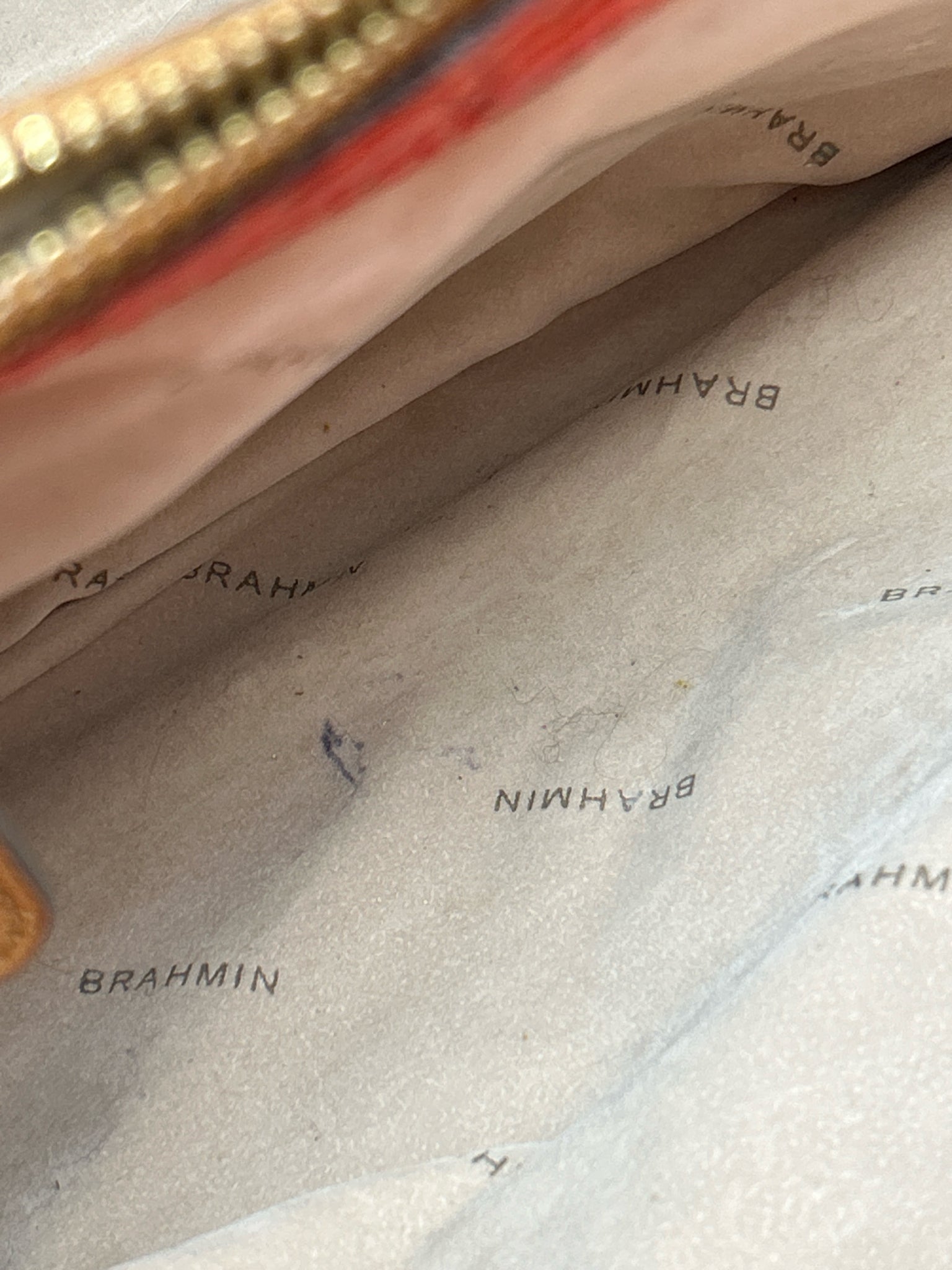 BRAHMIN Orange Women Purse