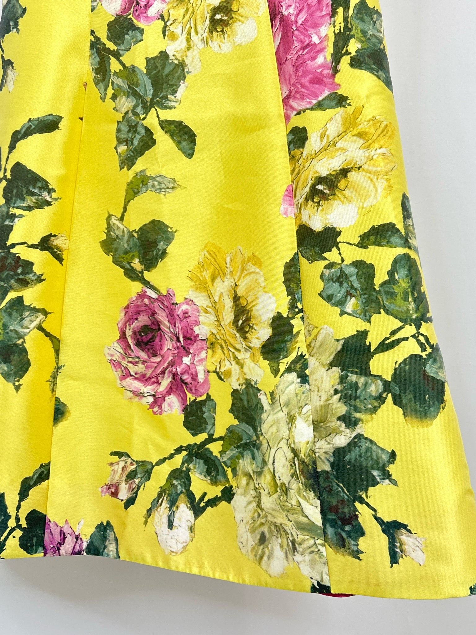 Maria Coca Collection Size 12 YELLOW FLORAL Women Dress