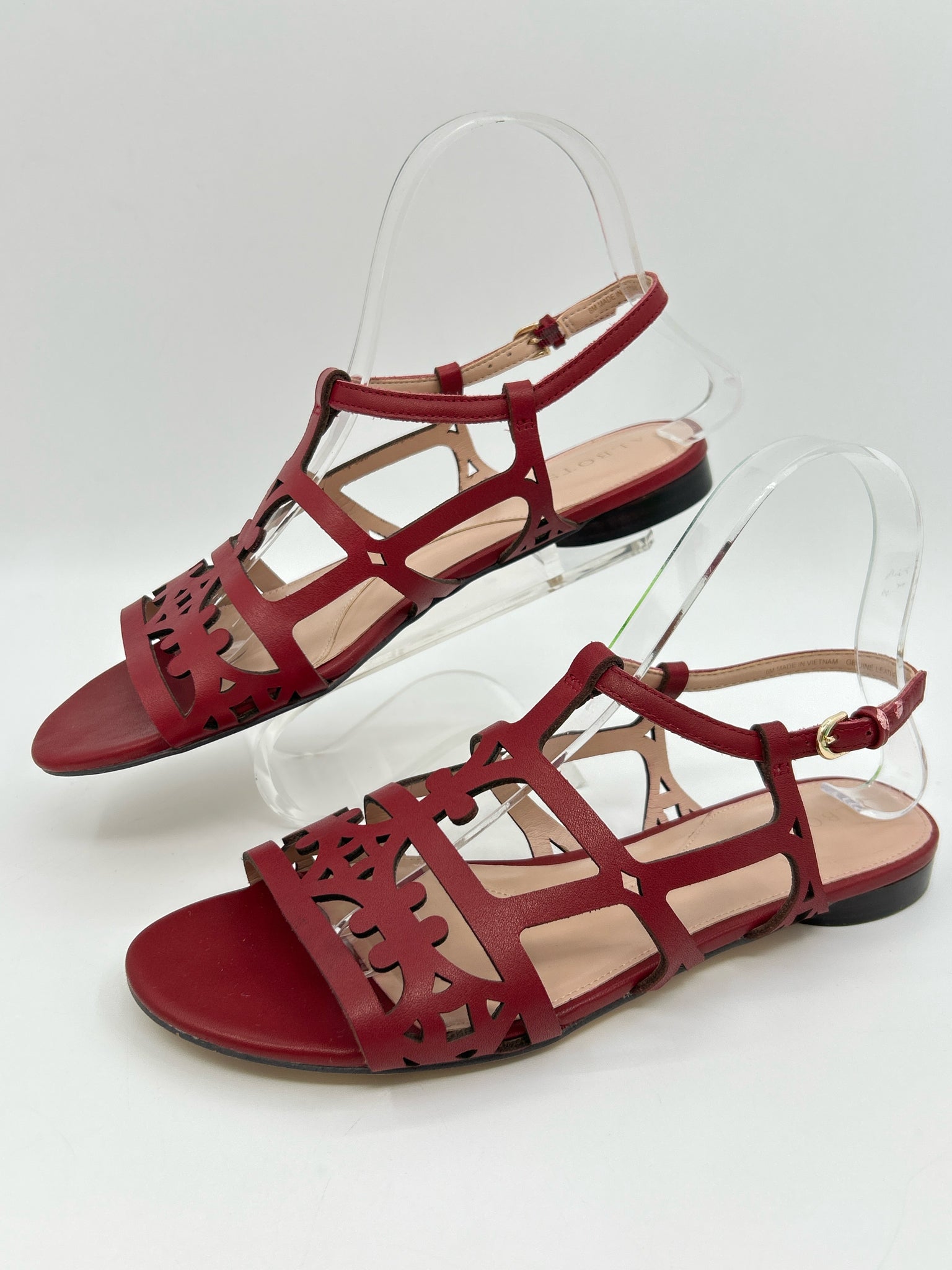 TALBOTS Size 8M DARK RED Women Sandal