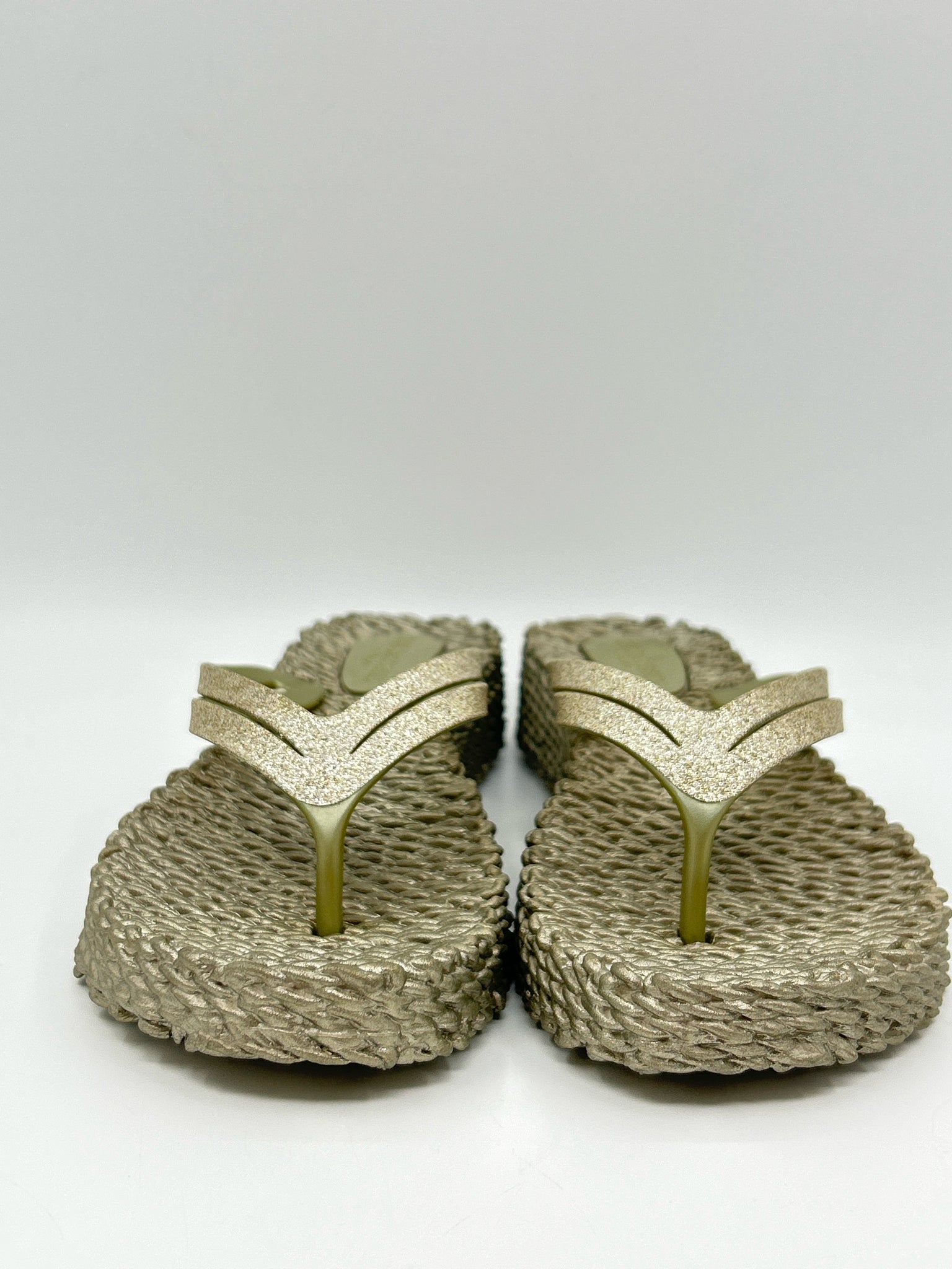 ILSE JACOBSEN Size 9 OLIVE Women Flip flops