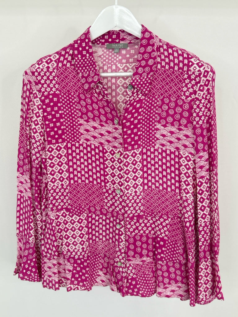 HABITAT Size S Fuschia Women's Shirt NWT