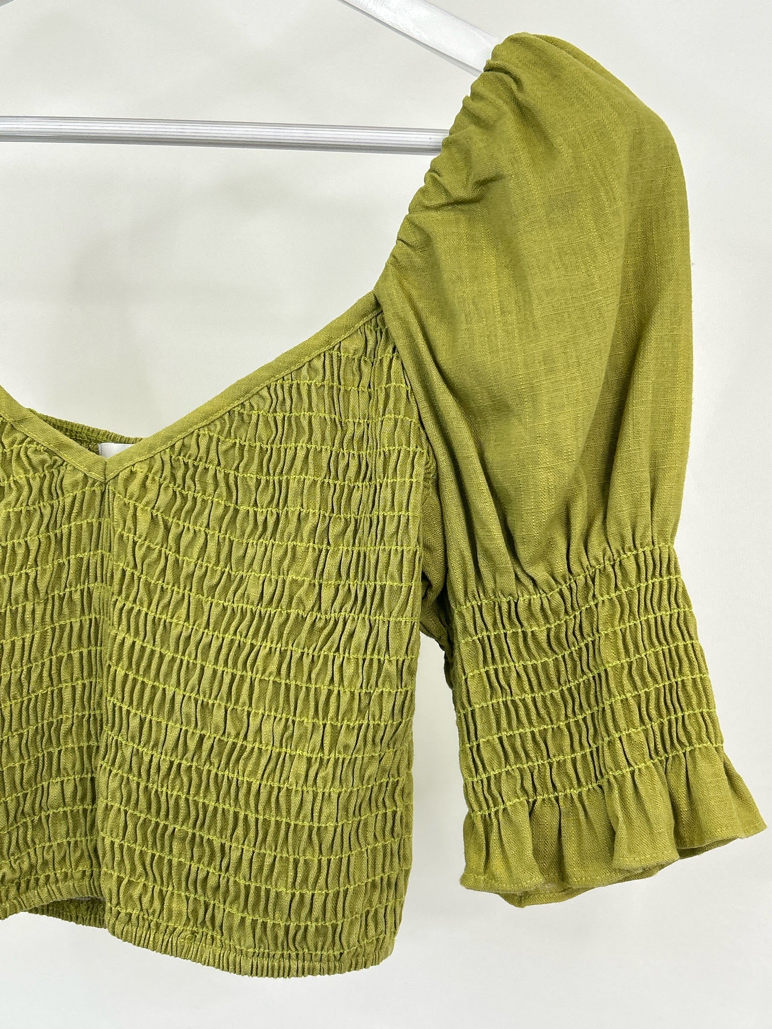 MISA Size S OLIVE GREEN Women Top
