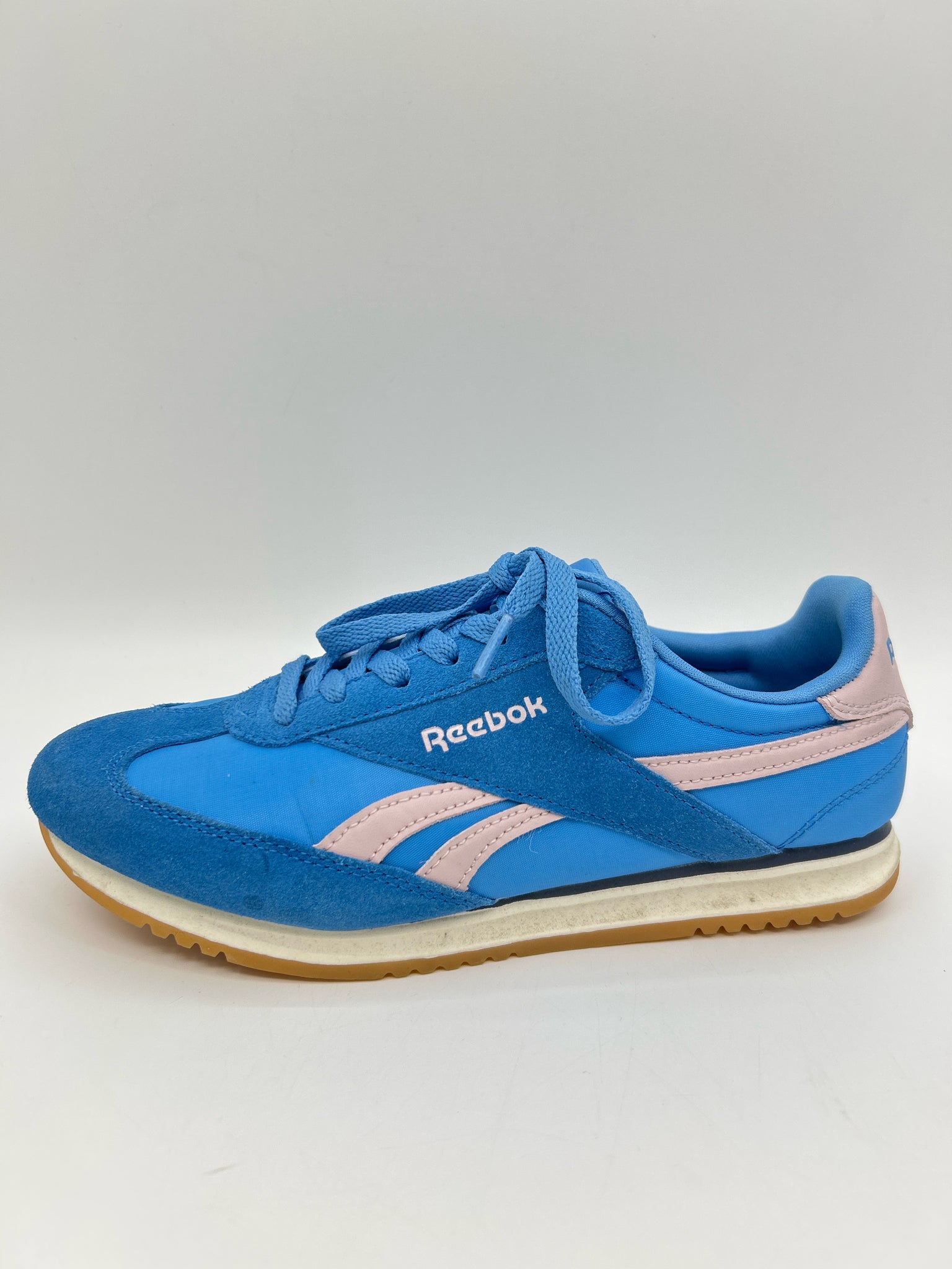 REEBOK Size 8 Blue Women Sneakers