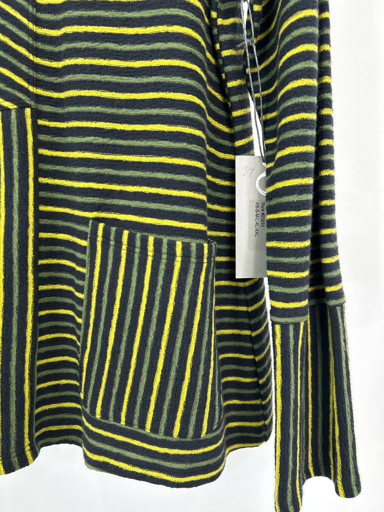HABITAT Size S Green Striped Women Top