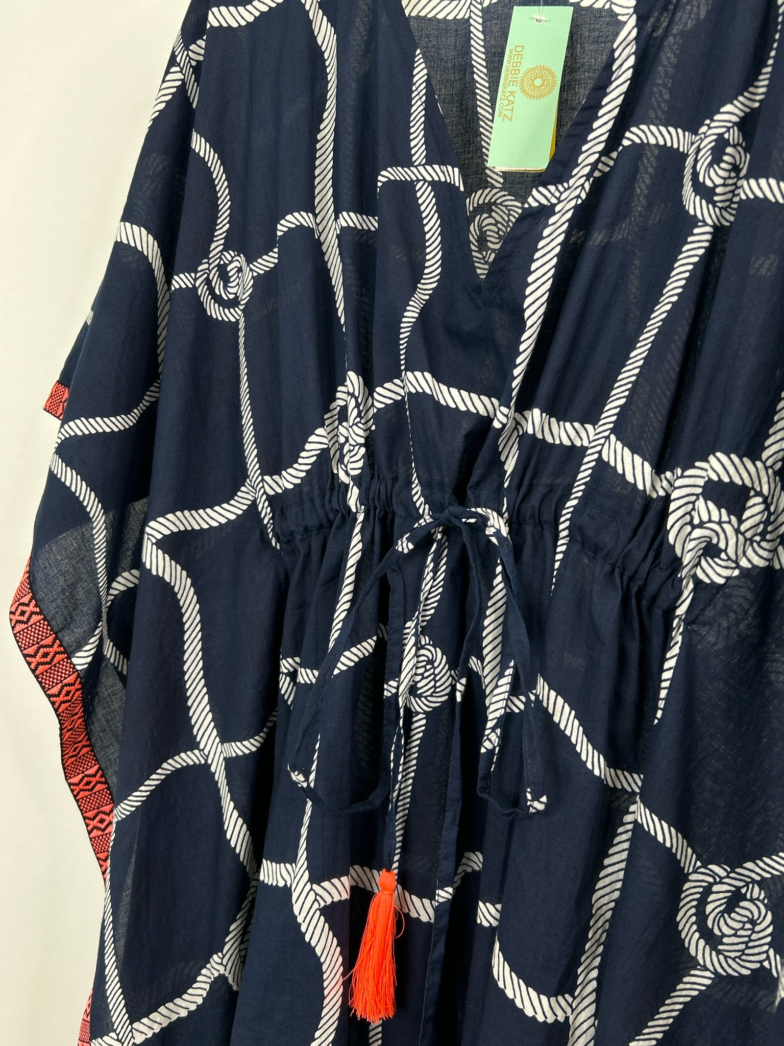 DEBBIE KATZ Size M Navy Women Top