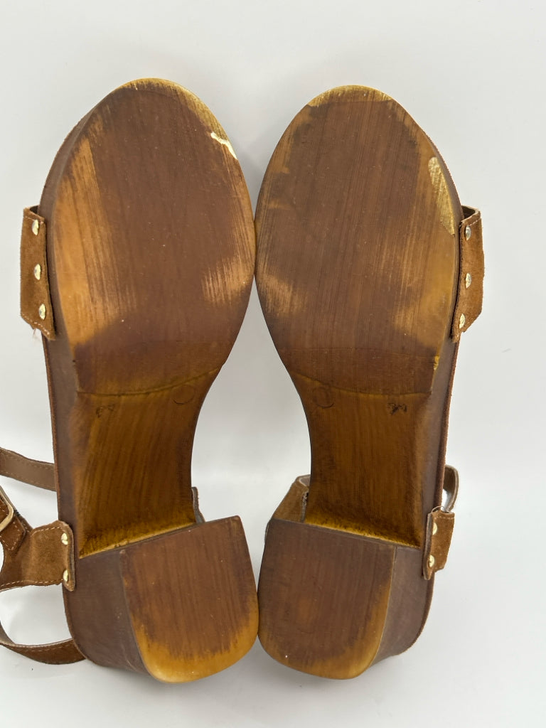 BELLA VITA Size 9.5W COGNAC Women's Sandal