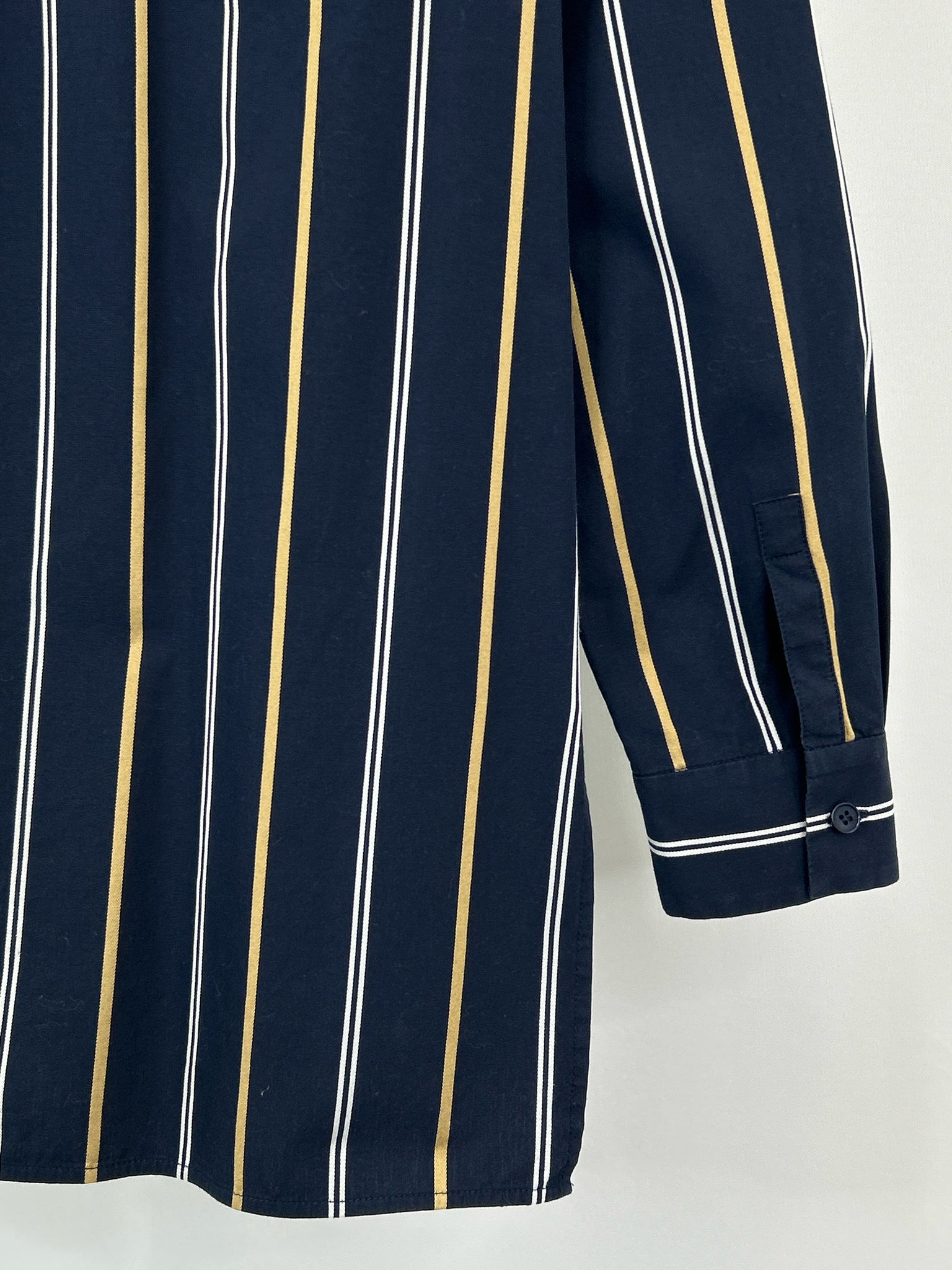 LAFAYETTE 148 Size S NAVY STRIPED Women Shirt