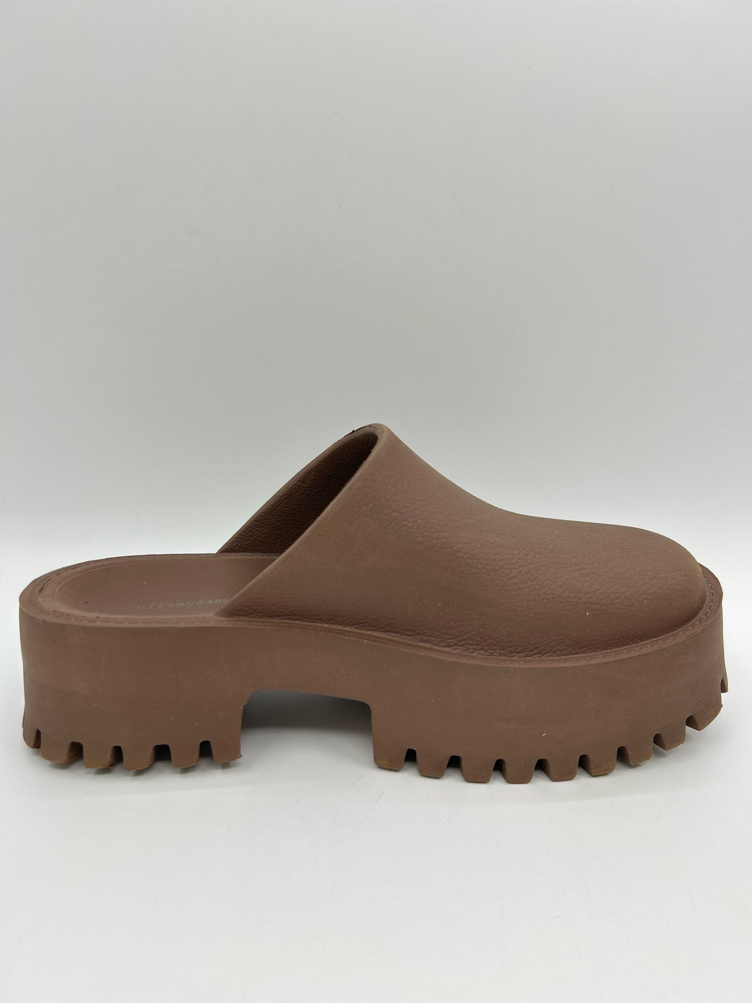JEFFREY CAMPBELL Size 8 Brown Women Clogs