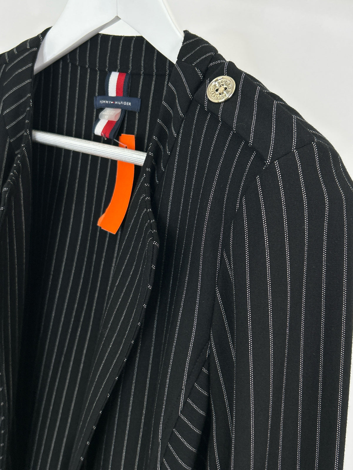 TOMMY HILFIGER Size 12 Black Women Blazer