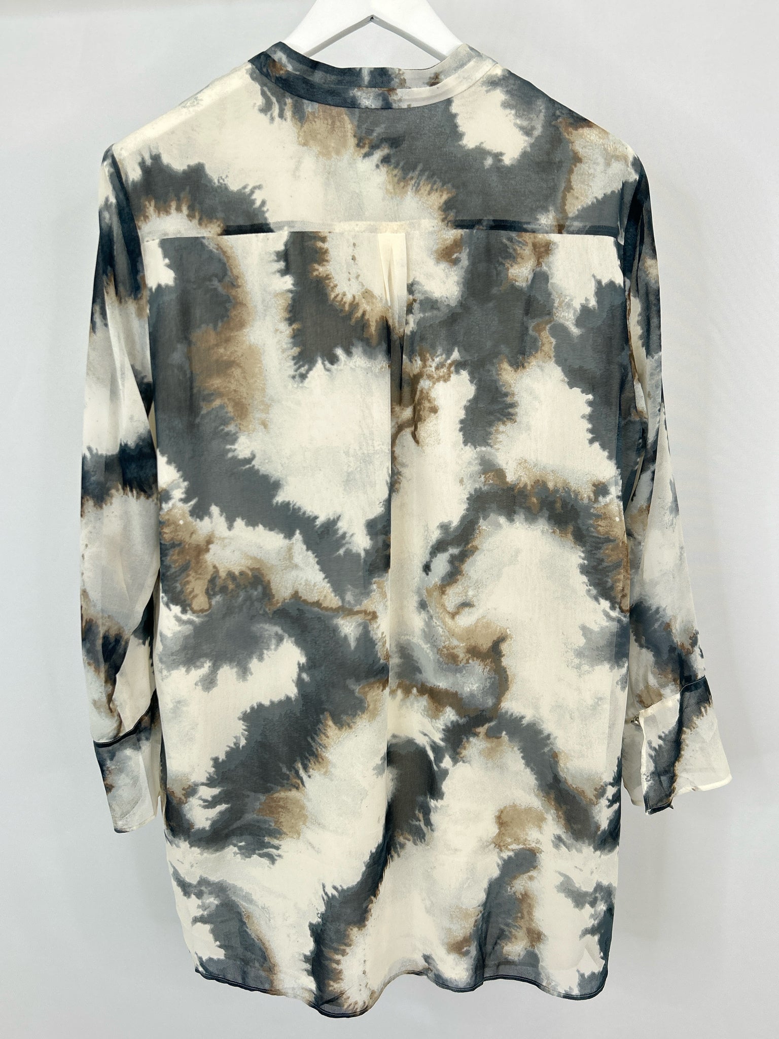 CHICO'S Size 14 White and black Women Tunic