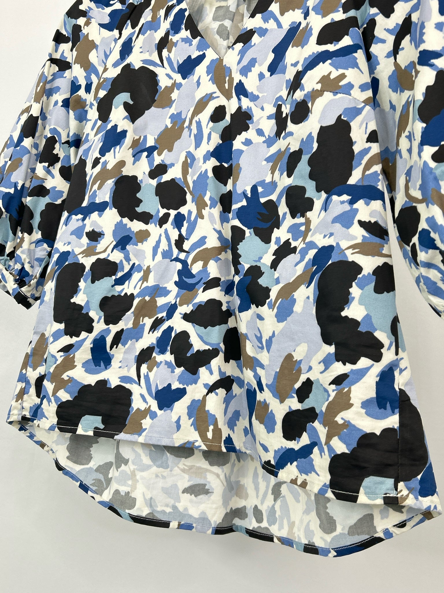 ABBEY GLASS Size XS blue and white Women Top