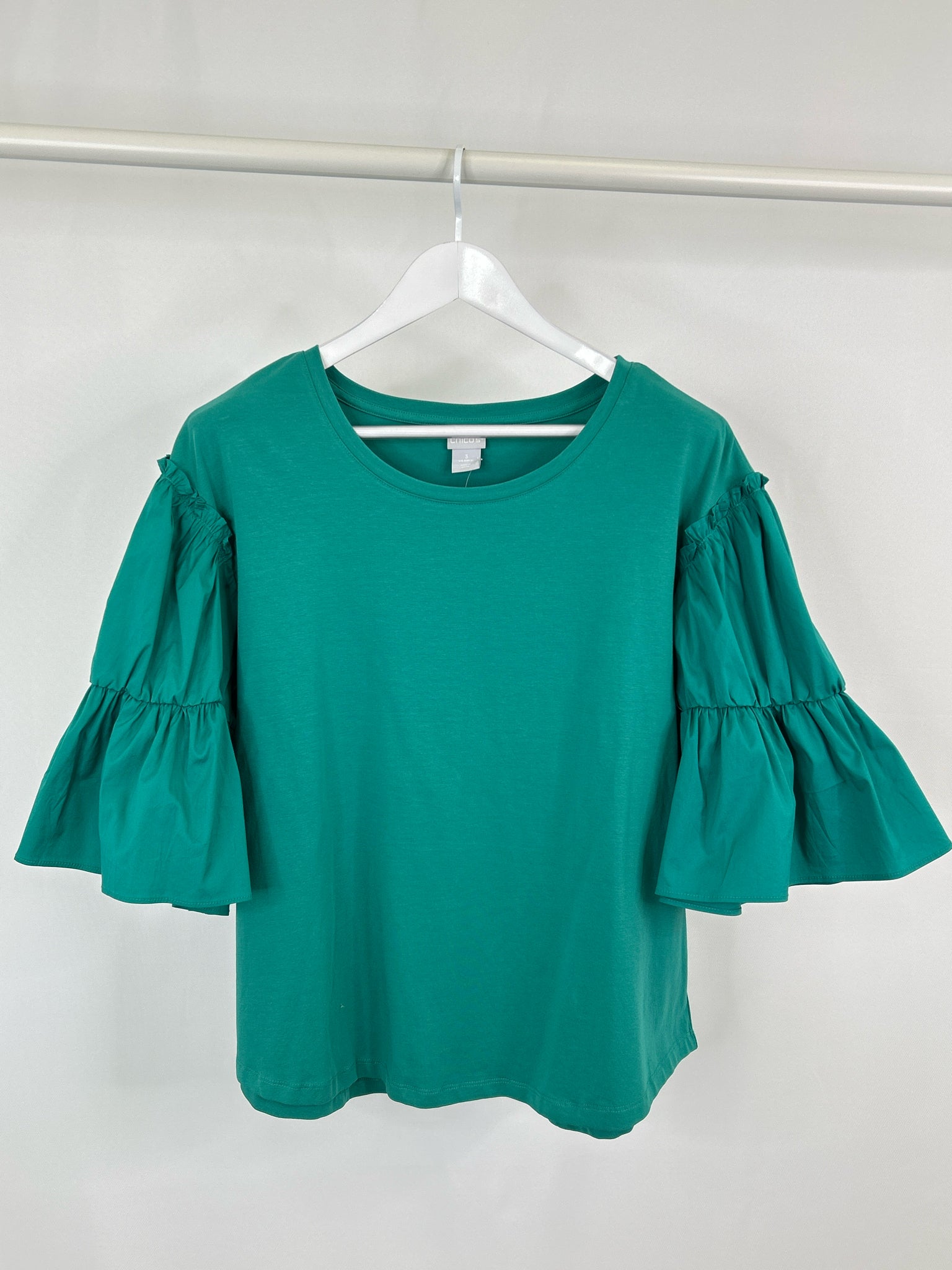 CHICO'S Size XL Teal Green Women Top NWT
