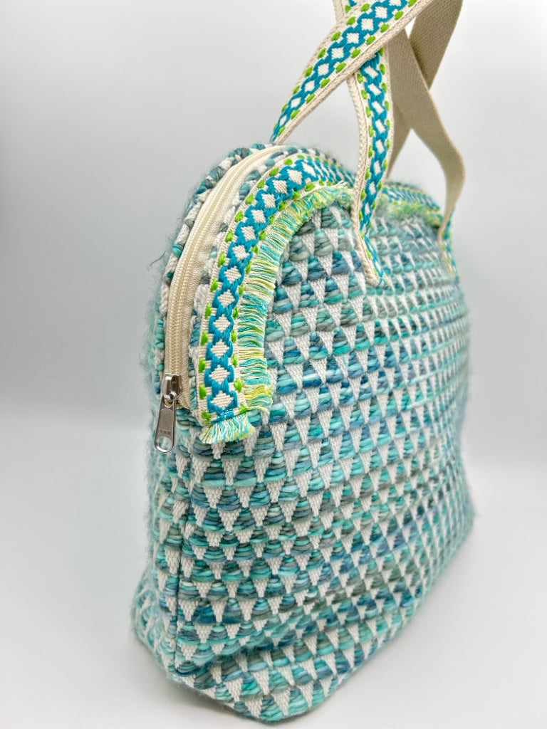 Jane Marie BLUE AND GREEN Women's Tote