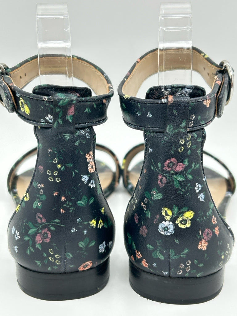 ANN TAYLOR Size 6.5M Black Floral Women's Sandal