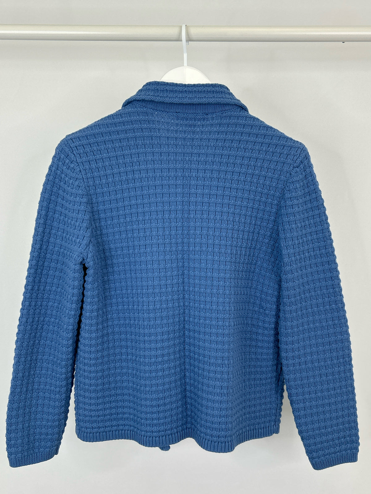 ANN TAYLOR Size L Blue Women Cardigan