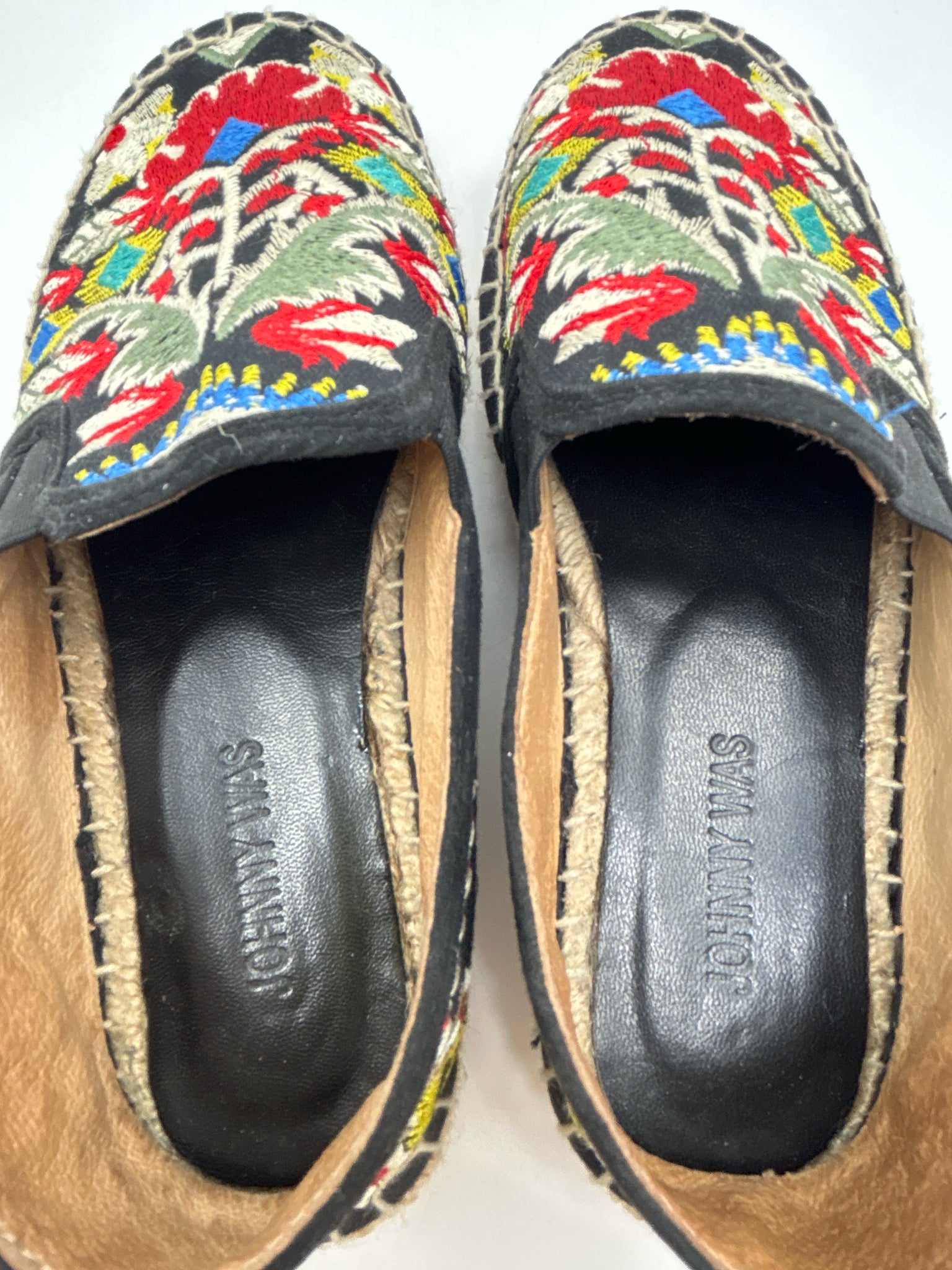 JOHNNY WAS Size 7.5 Multi-Color Women Flats