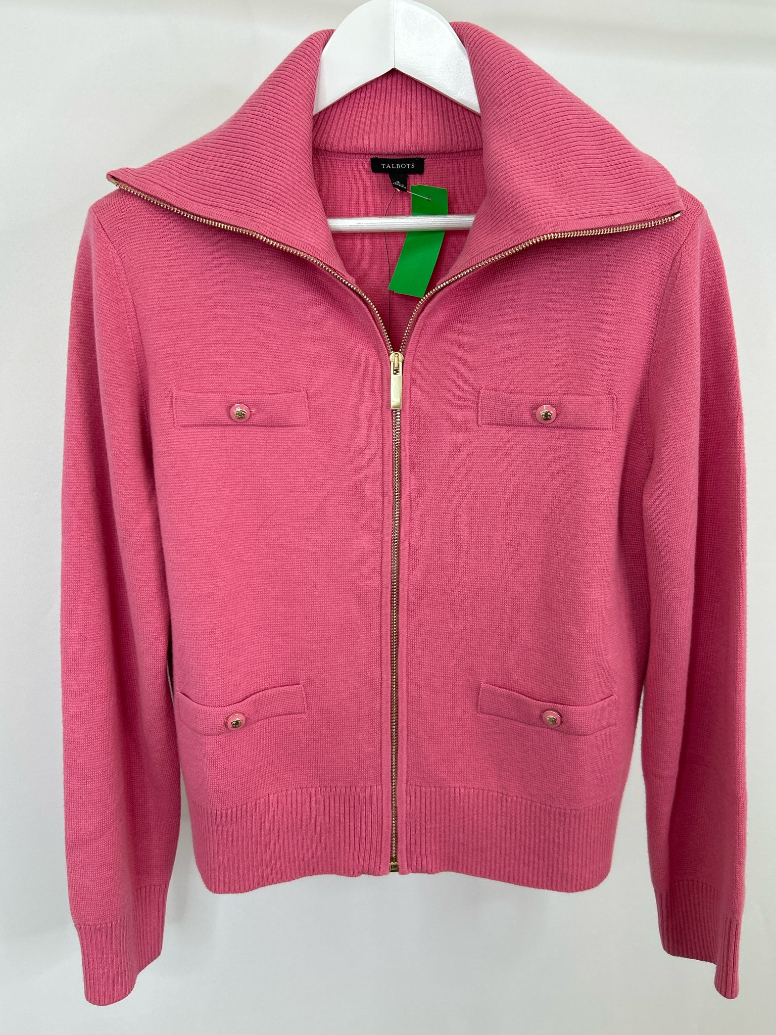 TALBOTS Size M Pink Women Jacket