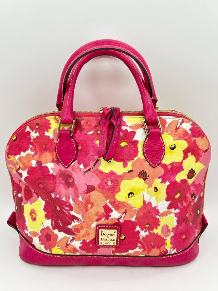 DOONEY & BOURKE Rose and Yellow Floral Print Women's Purse