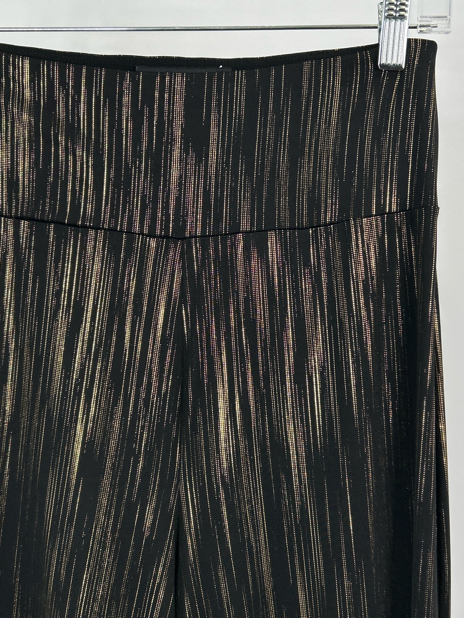 RENEE C Size S BLACK AND GOLD Women Pants