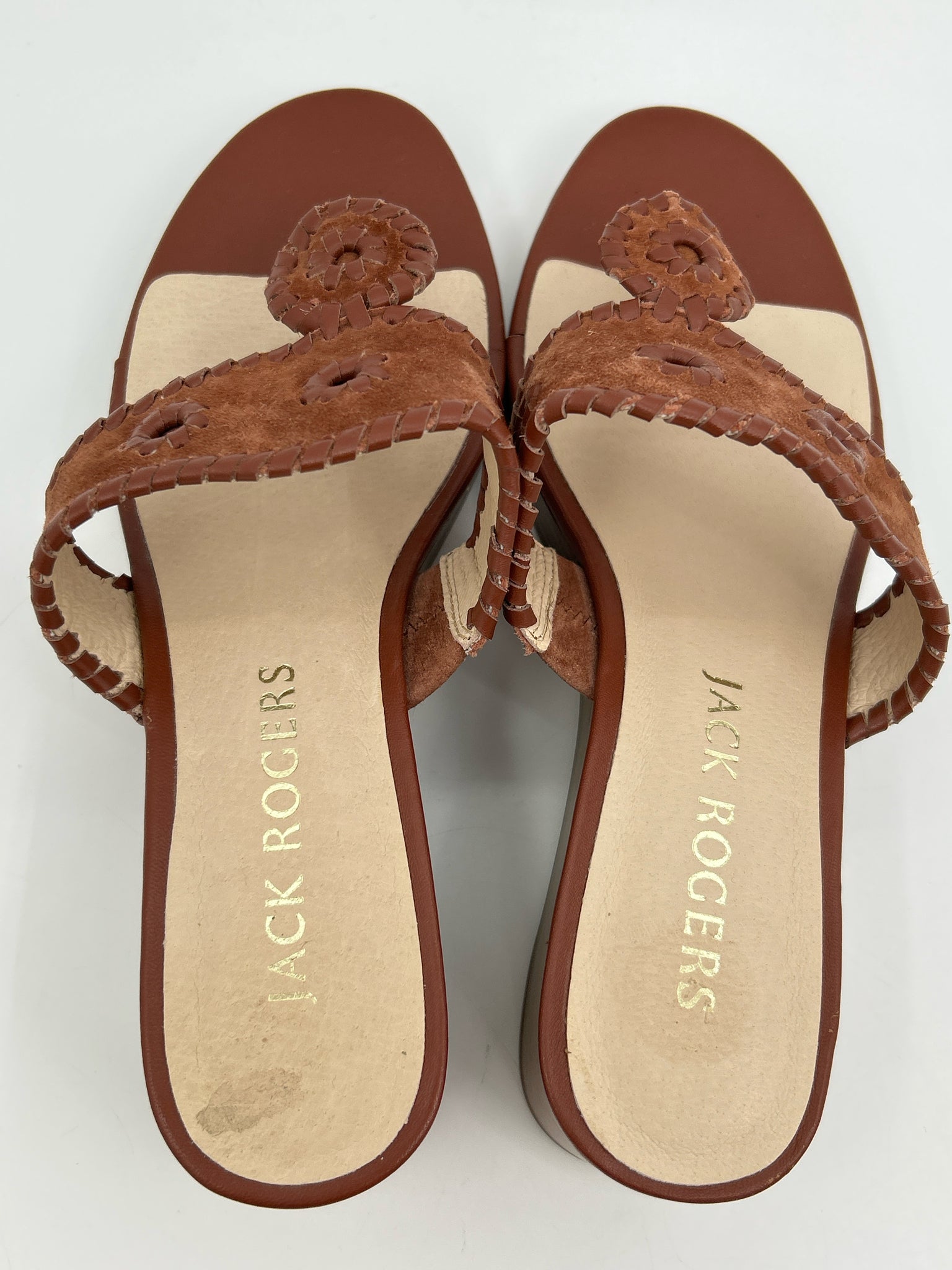 JACK ROGERS Size 9M Tan Women Sandal