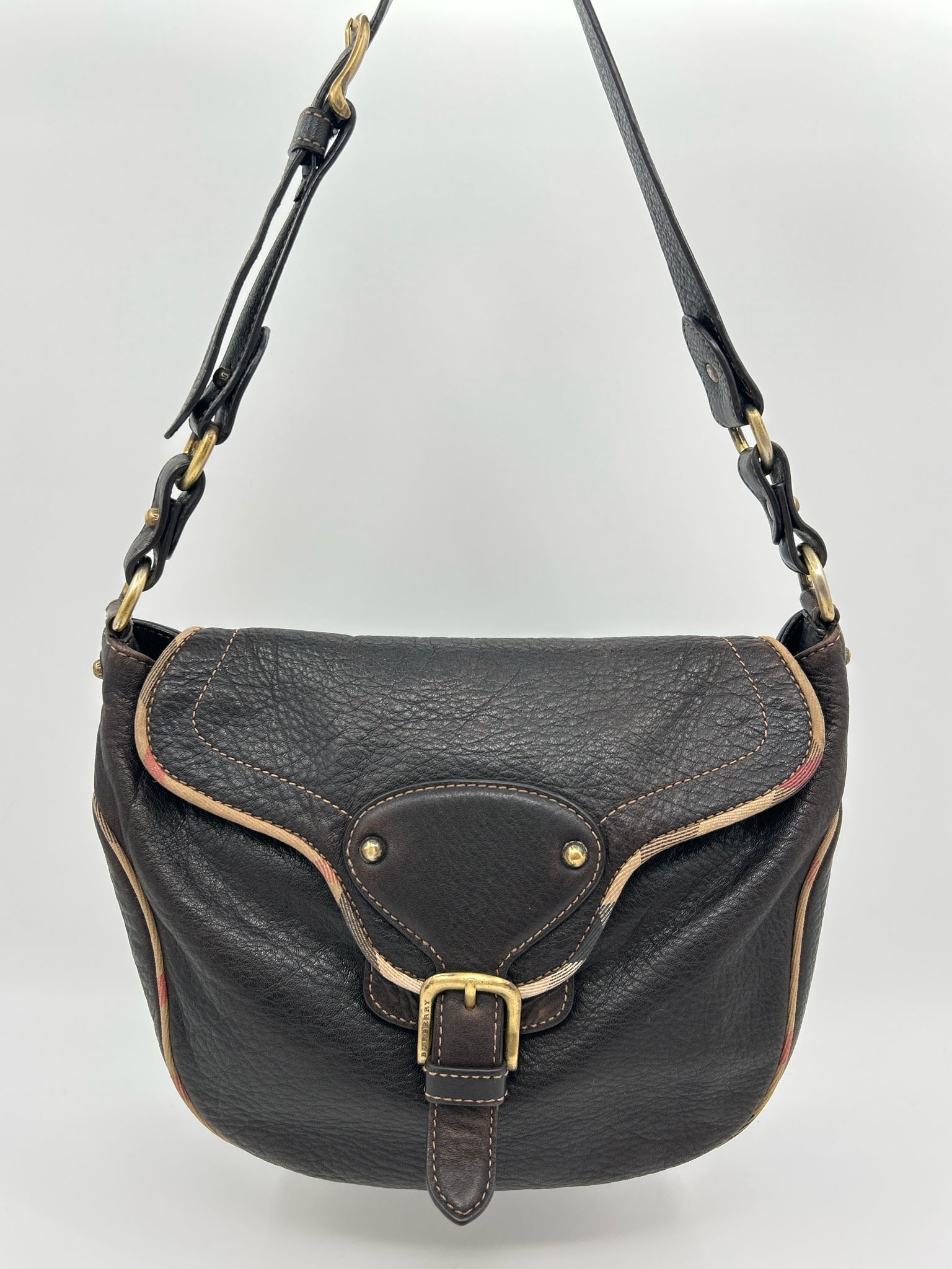BURBERRY DARK BROWN Women Purse