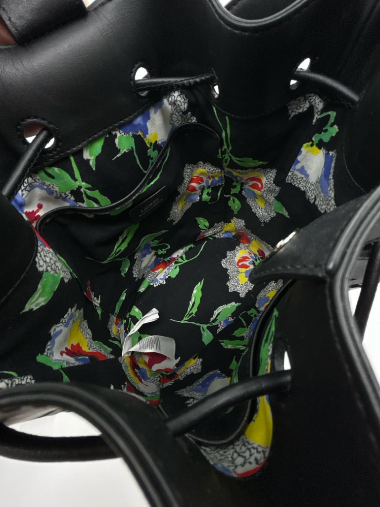 Lauren Ralph Lauren Black Print Purse