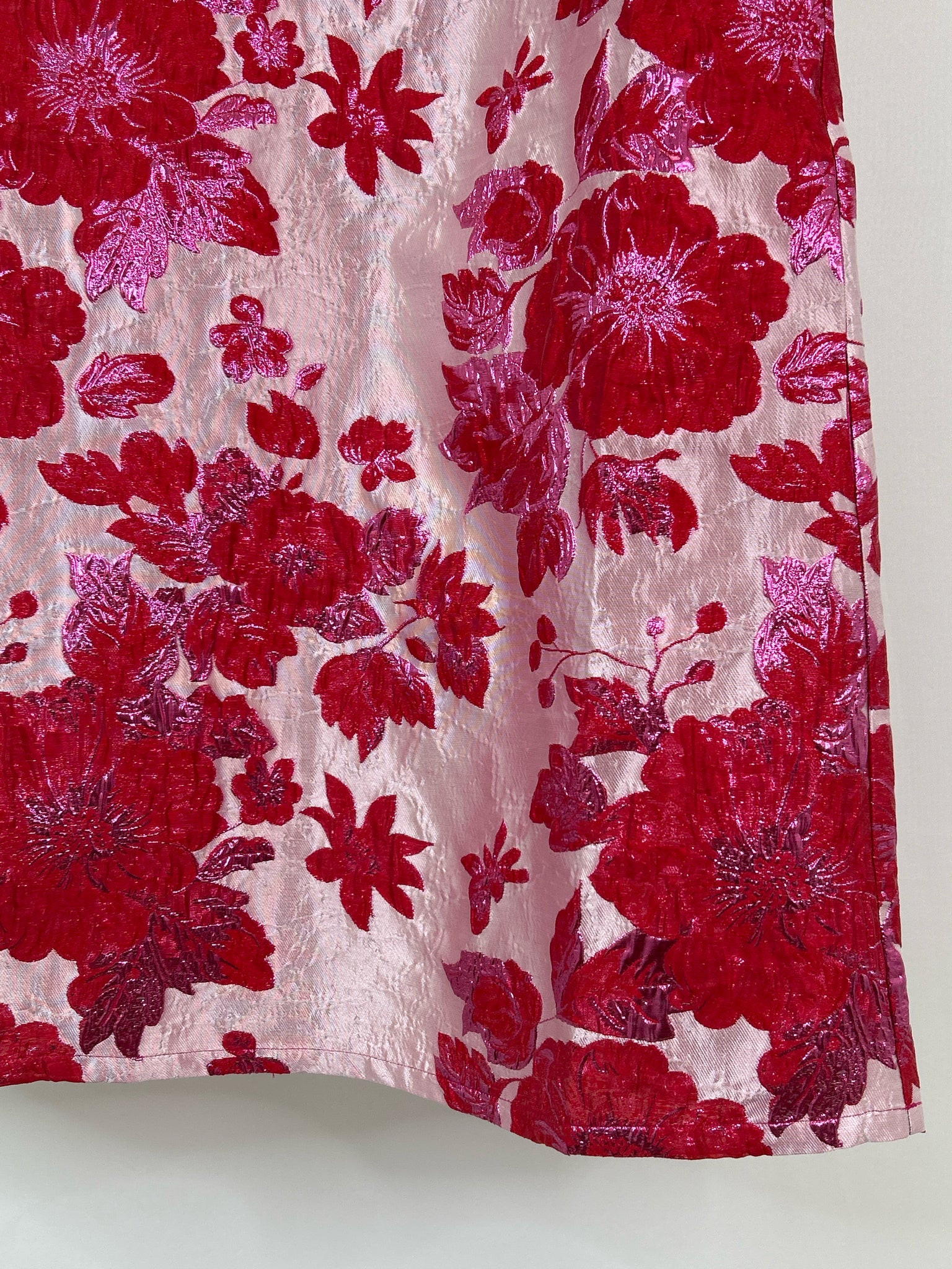 FRANCES VALENTINE Size L Pink and Red Women Dress