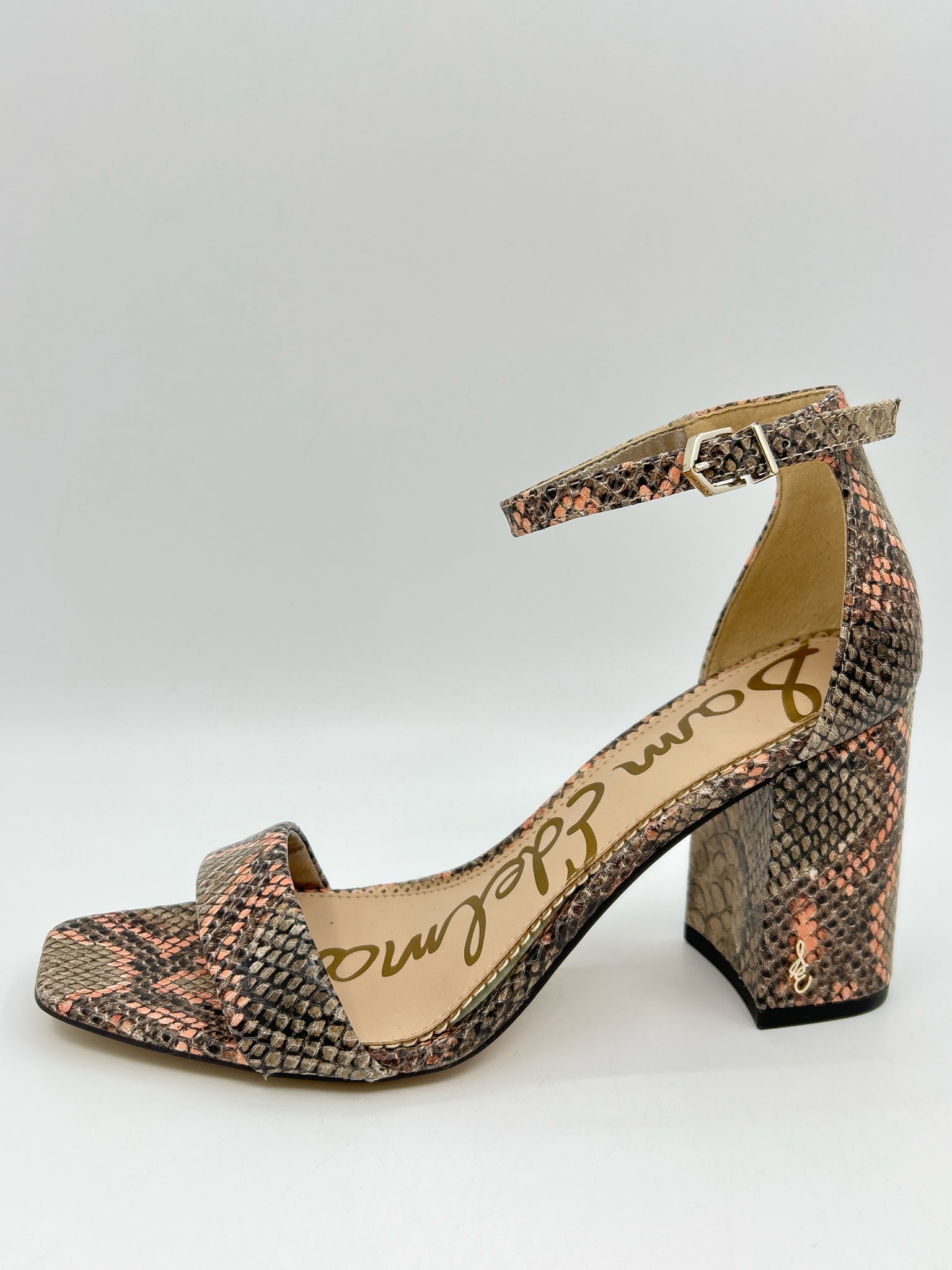 SAM EDELMAN Size 8 Animal Print Women Sandal