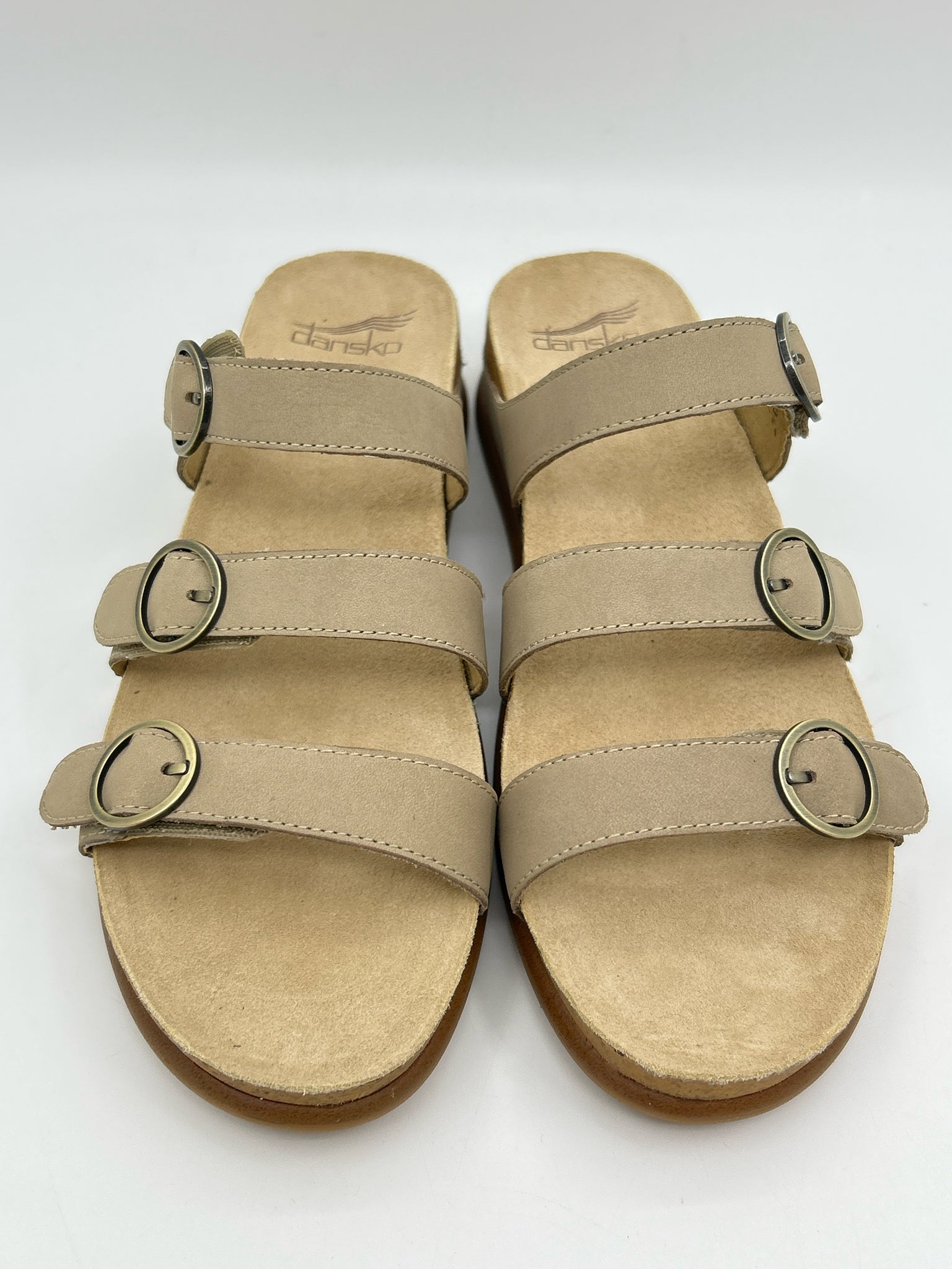 DANSKO Size 41/10.5-11 Sand Women Sandal