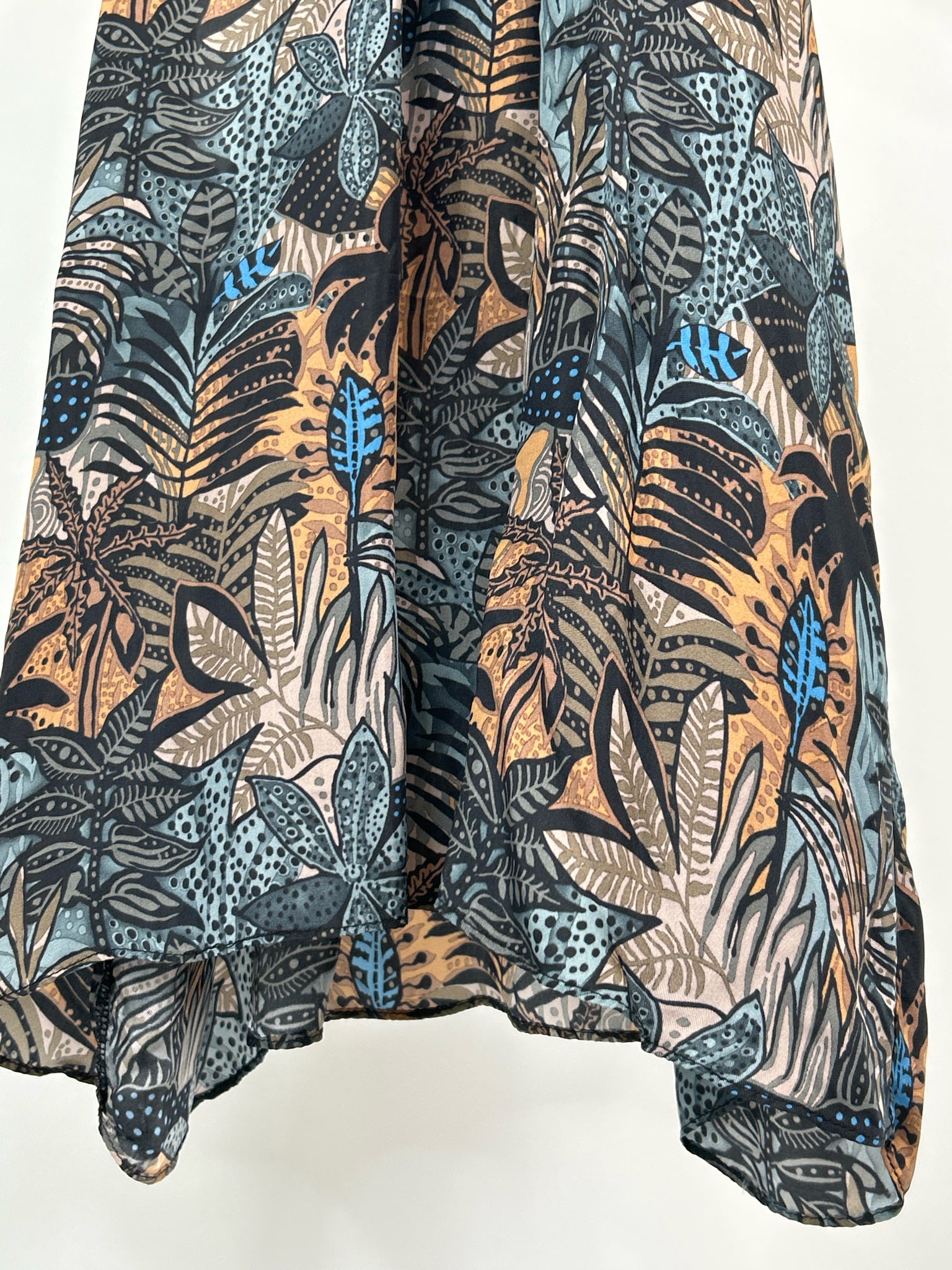 LOLA & SOPHIE Size S Blue Print Women Top