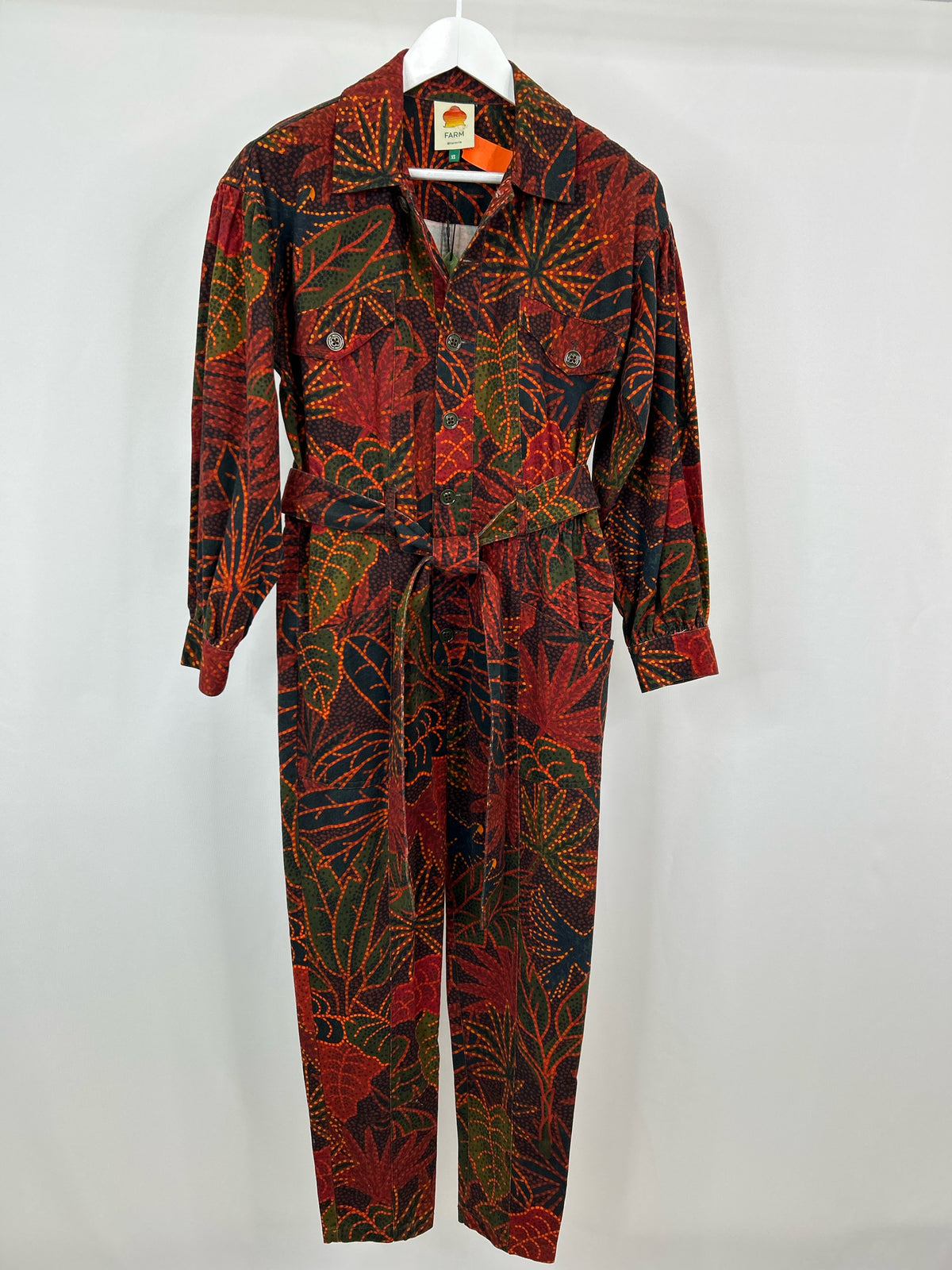FARM RIO Size XS black and red Women Jumpsuit