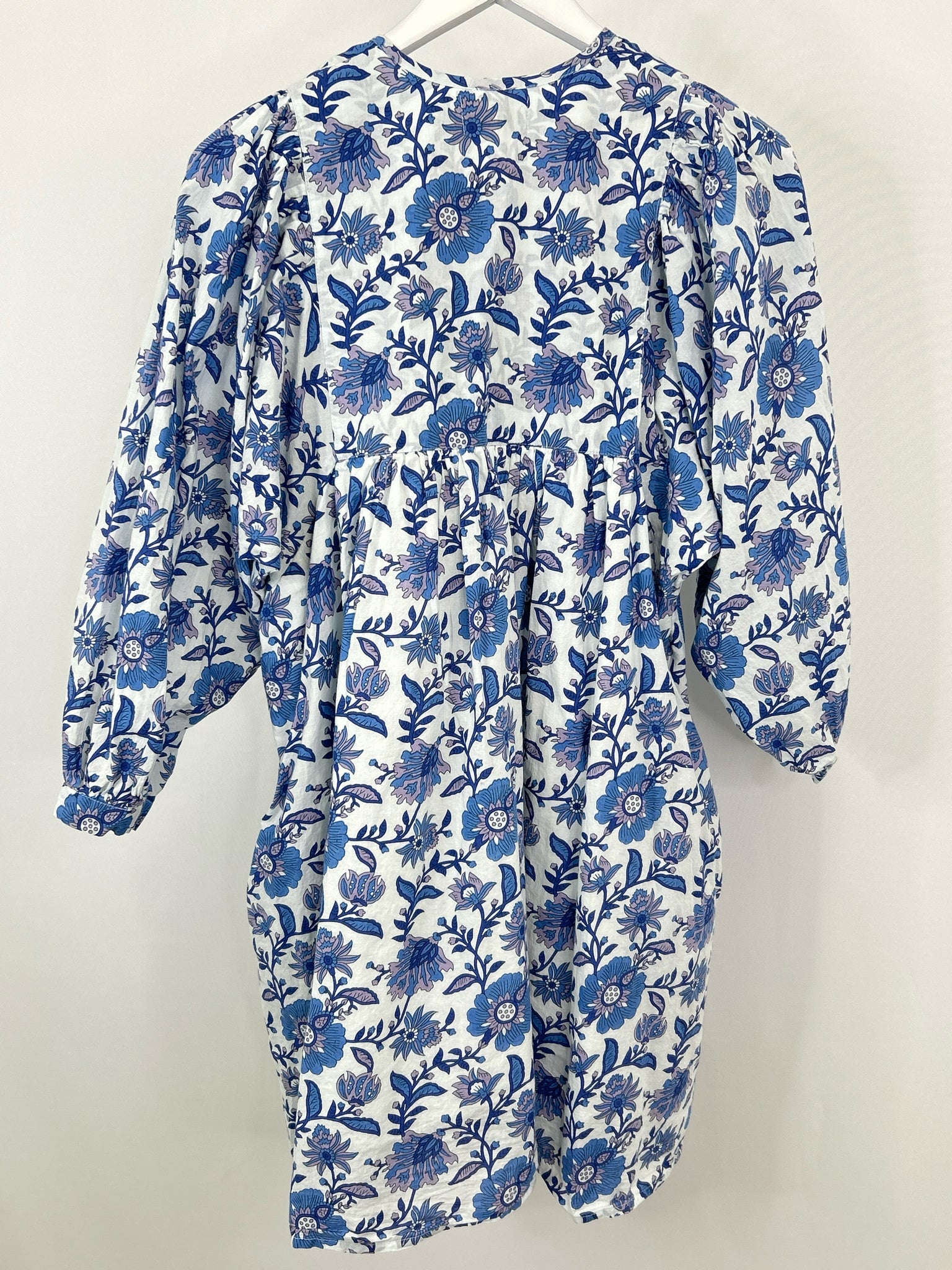 Mille Resort & Travel Size XL Blue Print Women Dress