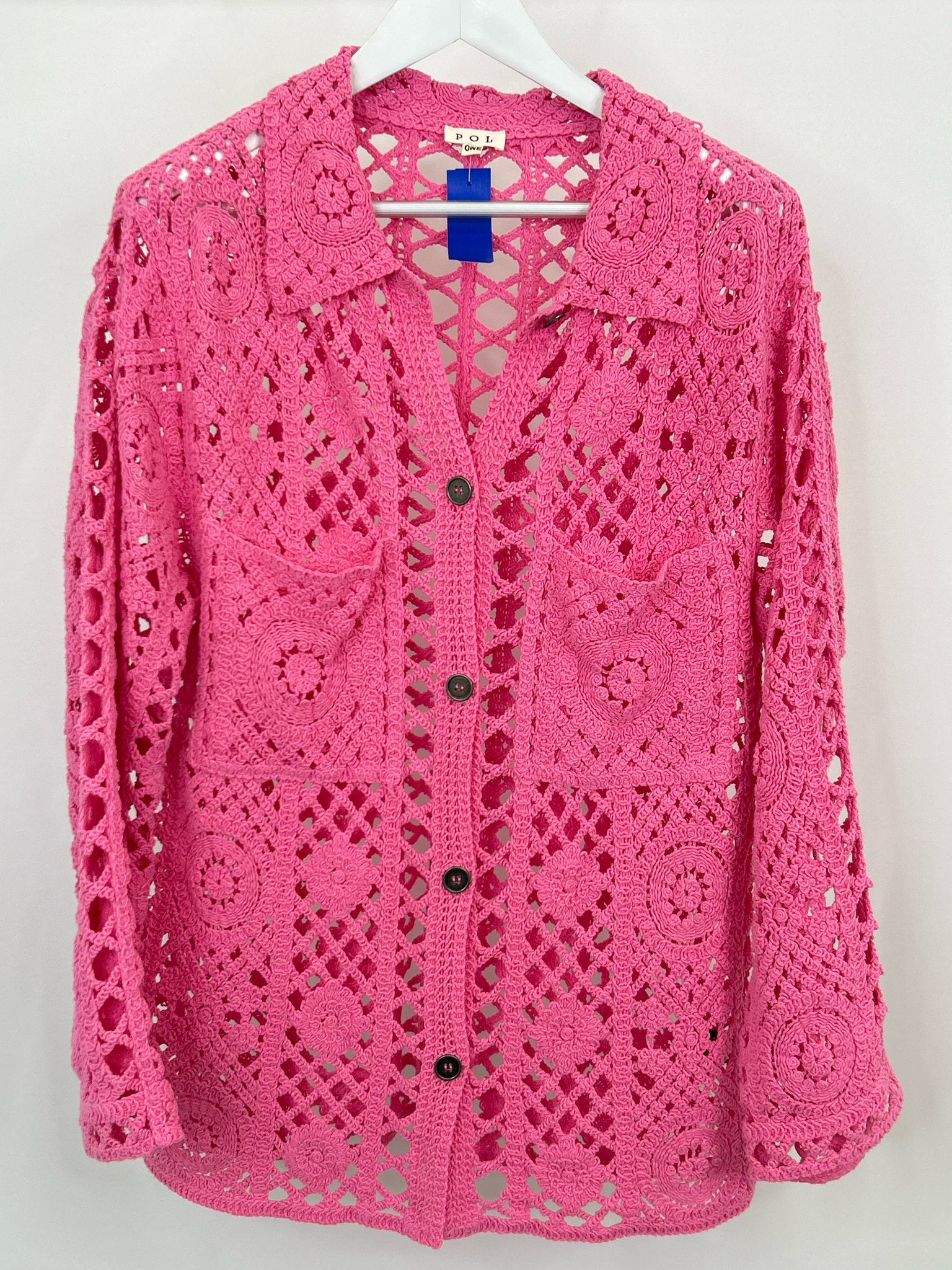 POL Size One Size Pink Women Cardigan