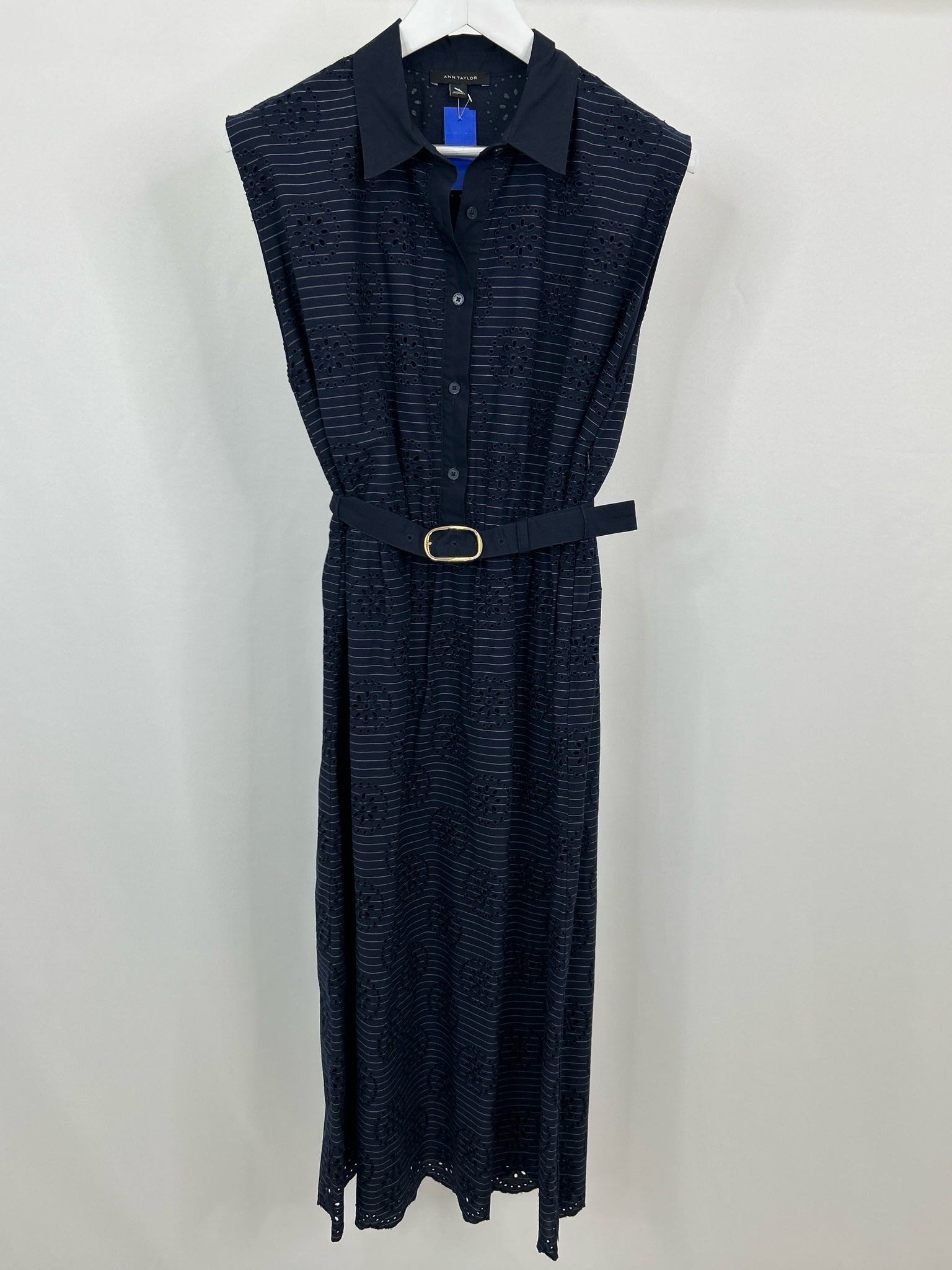ANN TAYLOR Size 12 Navy Women Dress