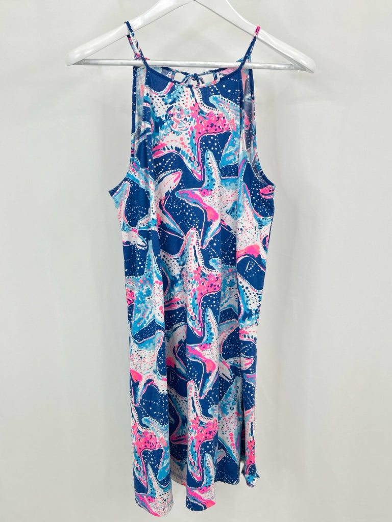 LILLY PULITZER Women Size M blue and white Dress