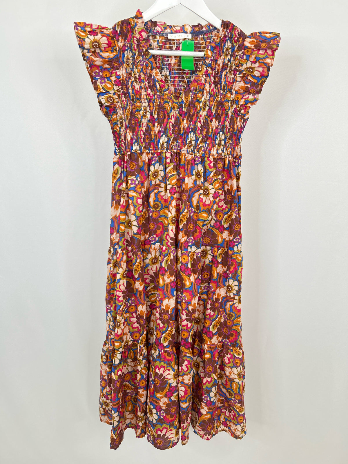 KARLIE Size S Multi-Color Women Dress