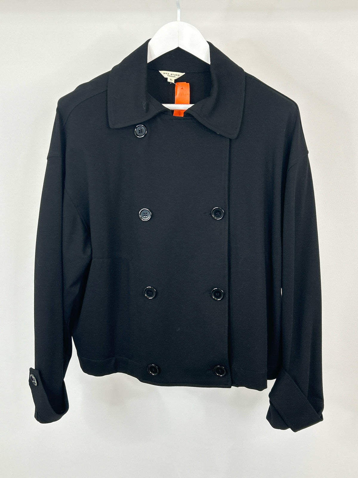 MAX STUDIO Size XL Black Women Jacket