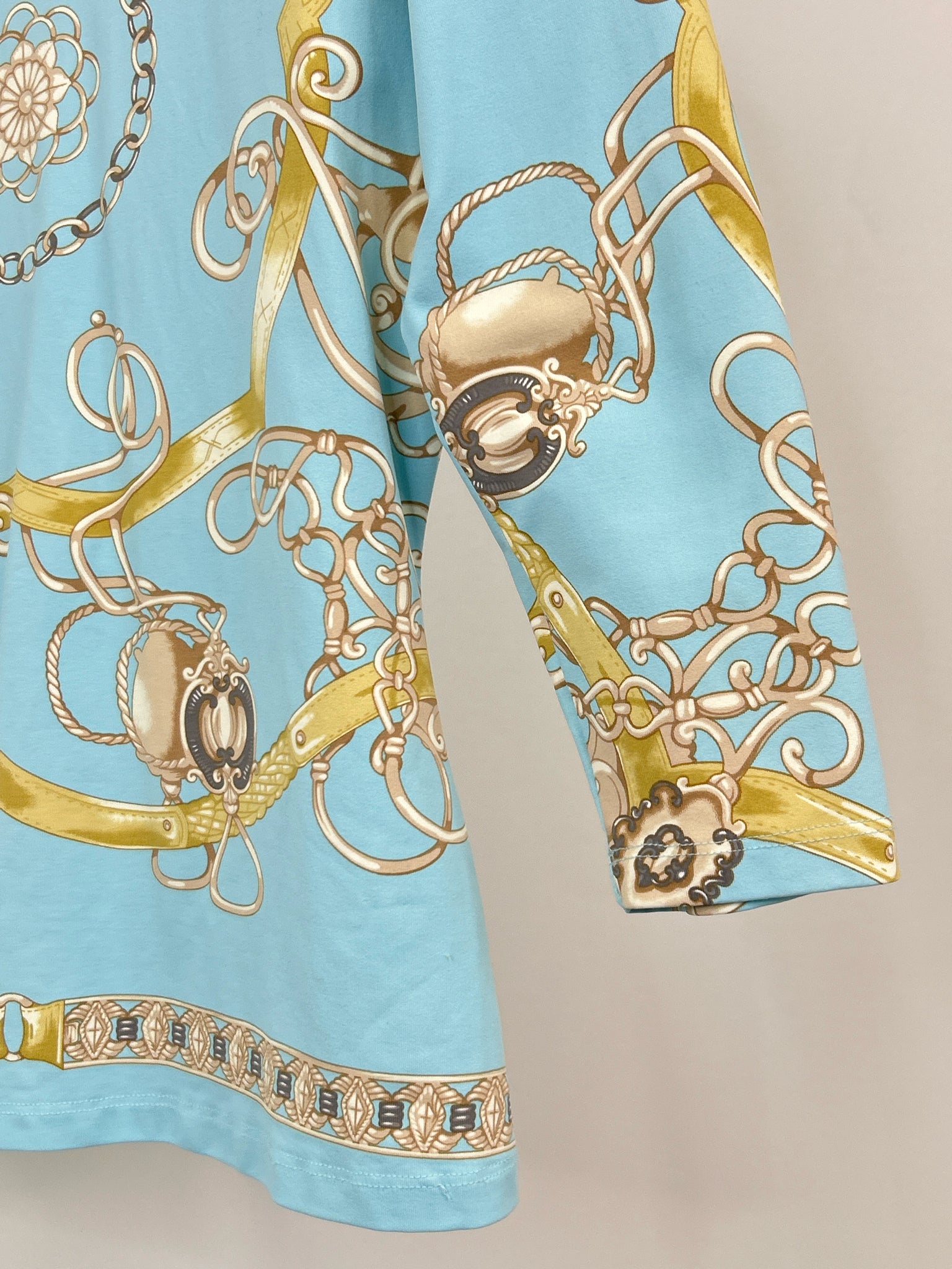 J.MCLAUGHLIN Size S BLUE AND BEIGE Women Top